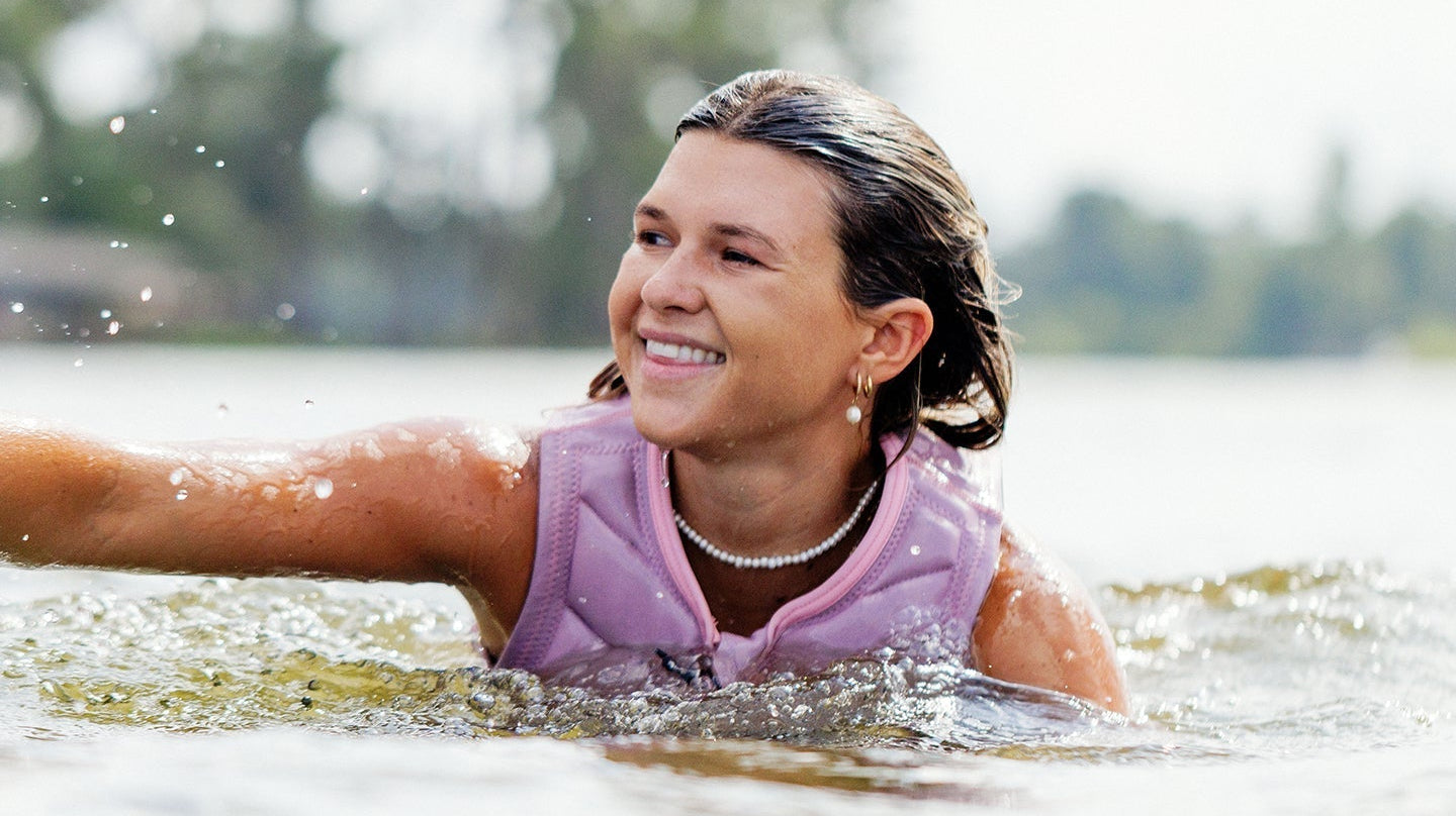 Follow Pro Wakesurf Athlete, Ashley Hebert shares her secrect on what follow picks she take out and what doesn't leave her side.