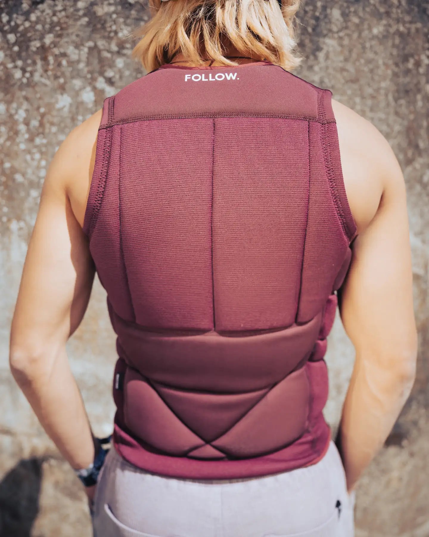 Follow Capiva Impact Vest - Plum 4