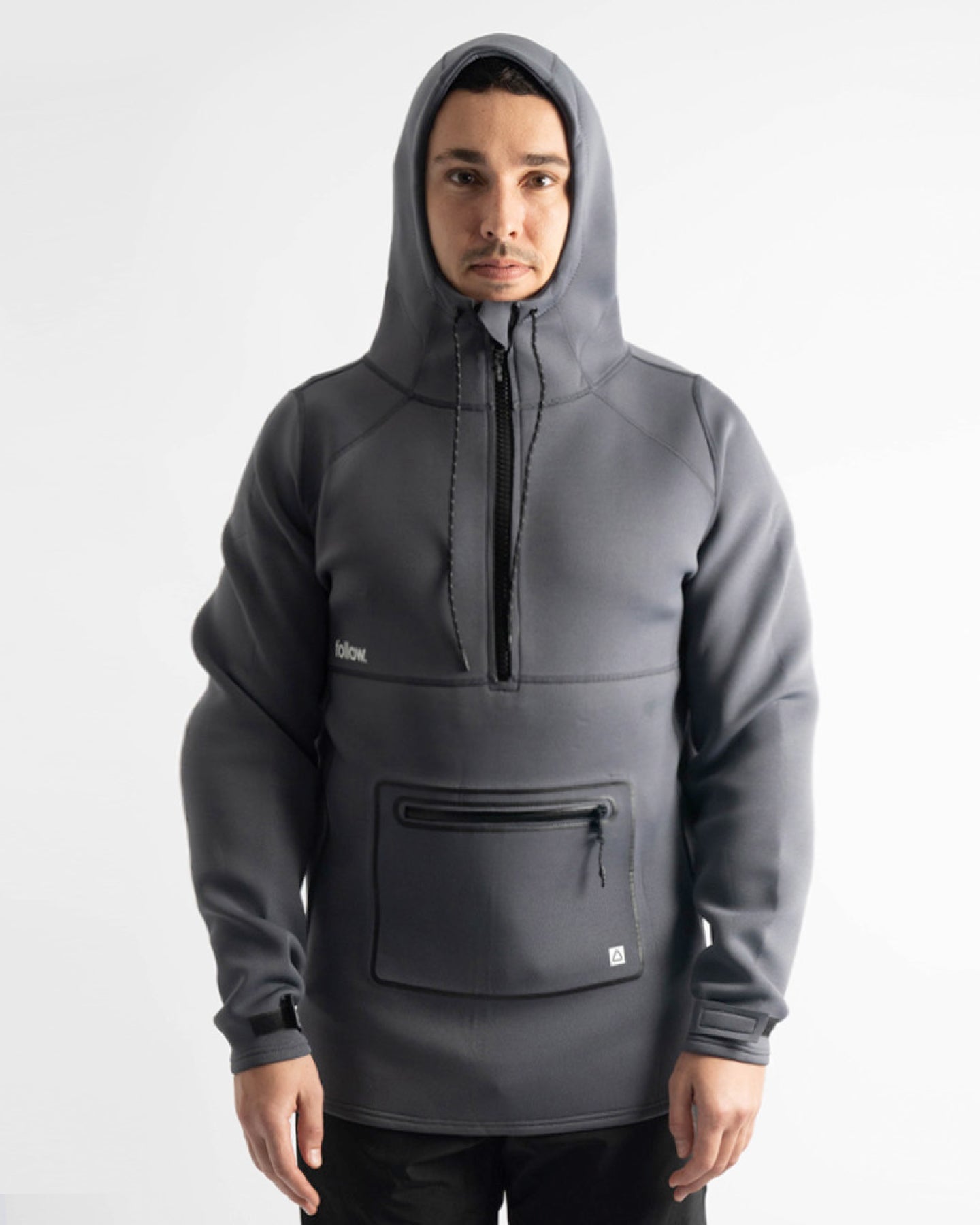 Follow Layer 3.12 Anorak Neo - Black - font