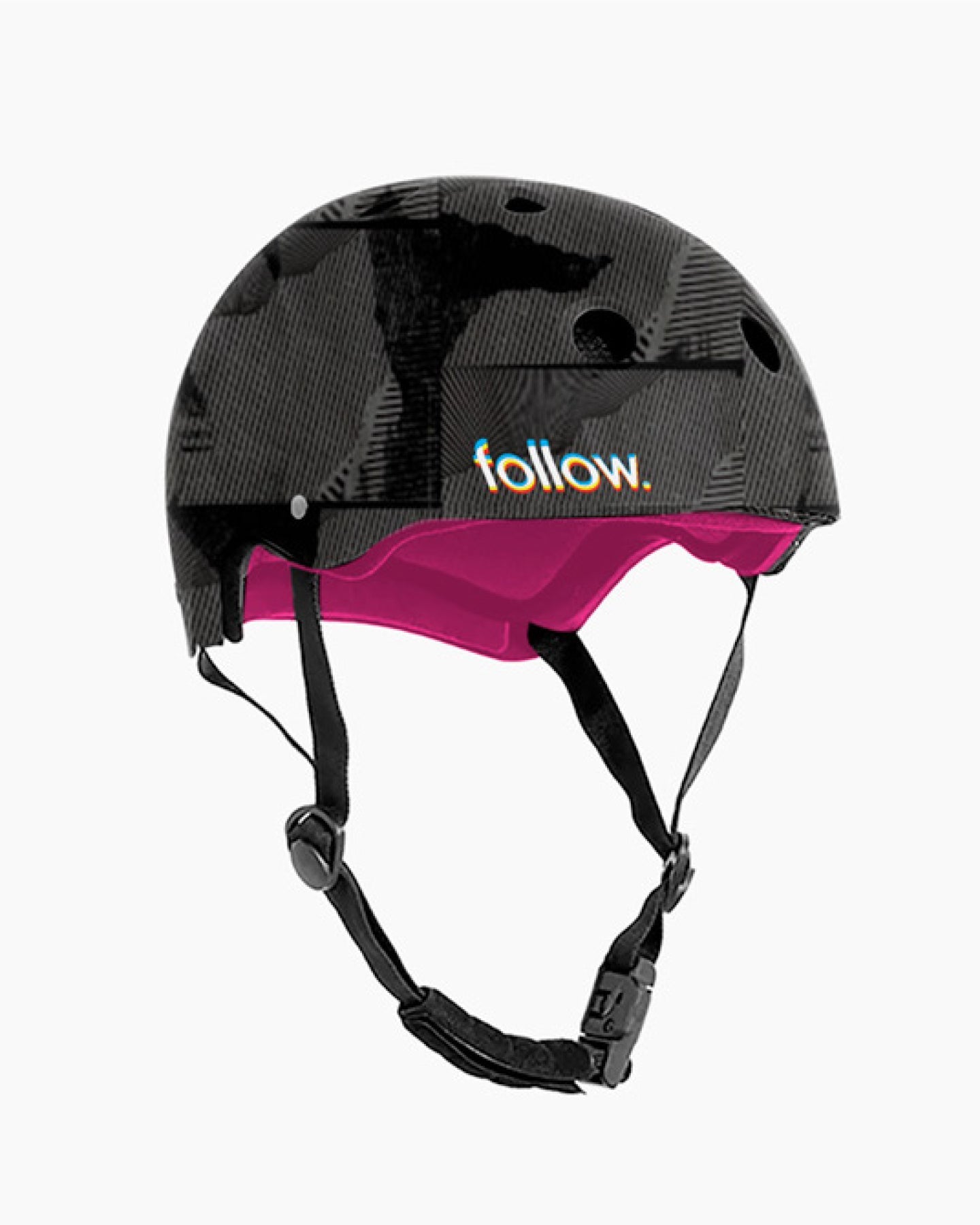 Follow Pro Graphic Helmet - Order Black