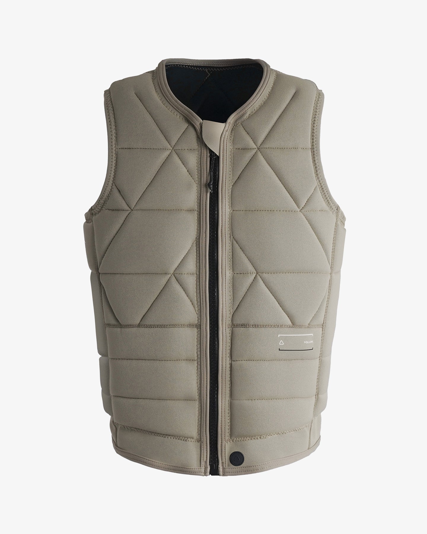 Follow Love nor Money Mens Impact Vest - Khaki 1