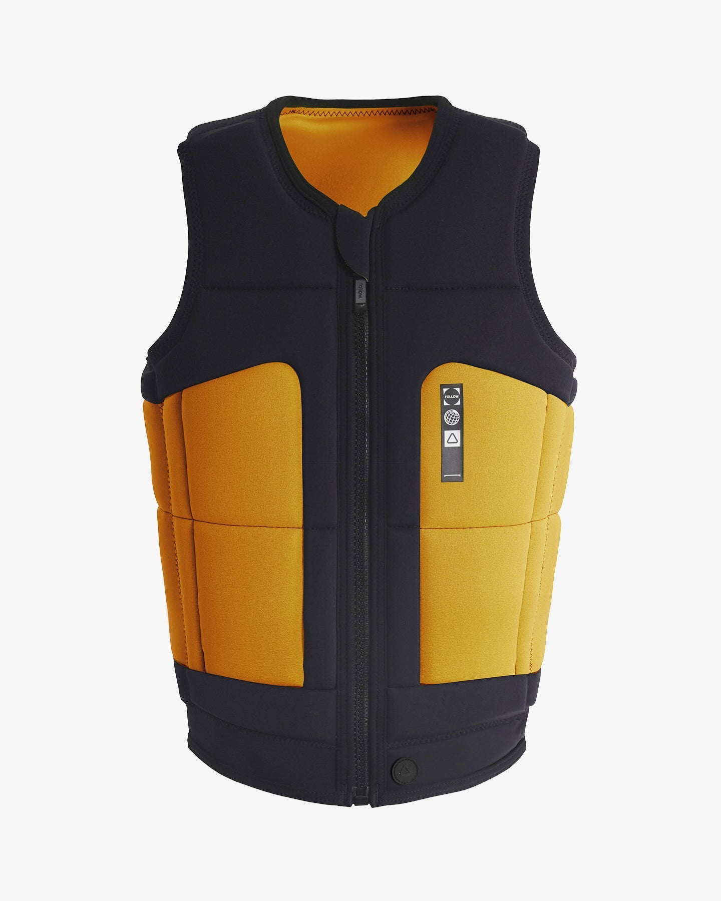 Follow Global Mens Impact Vest - Orange/Black 1