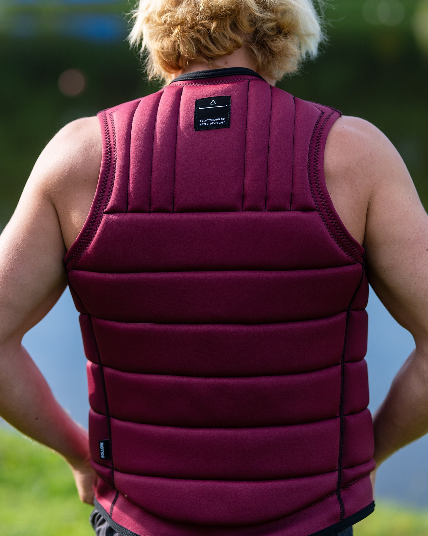 Follow Total Impact Vest - Maroon Lifestyle 3