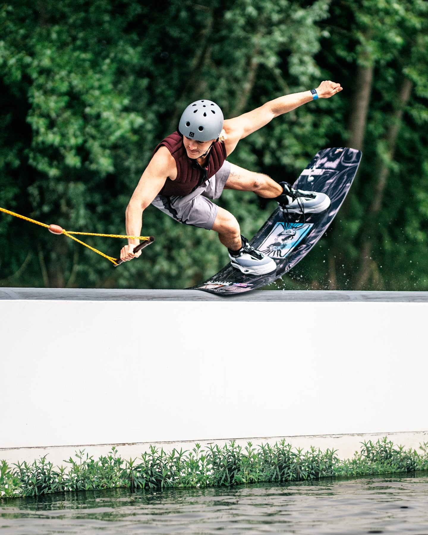 Follow Total Impact Vest - Maroon Lifestyle 8