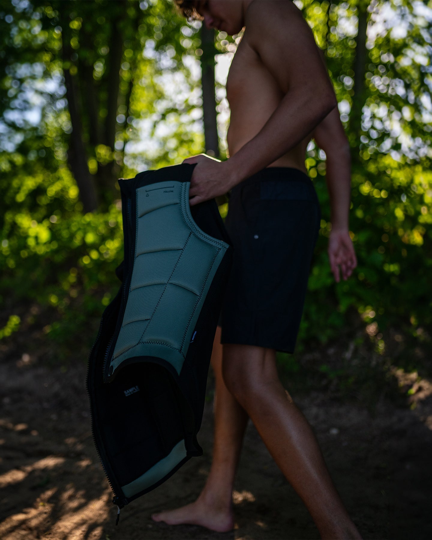 Follow Section Mens Impact Vest - Black/Petina Lifestyle 4