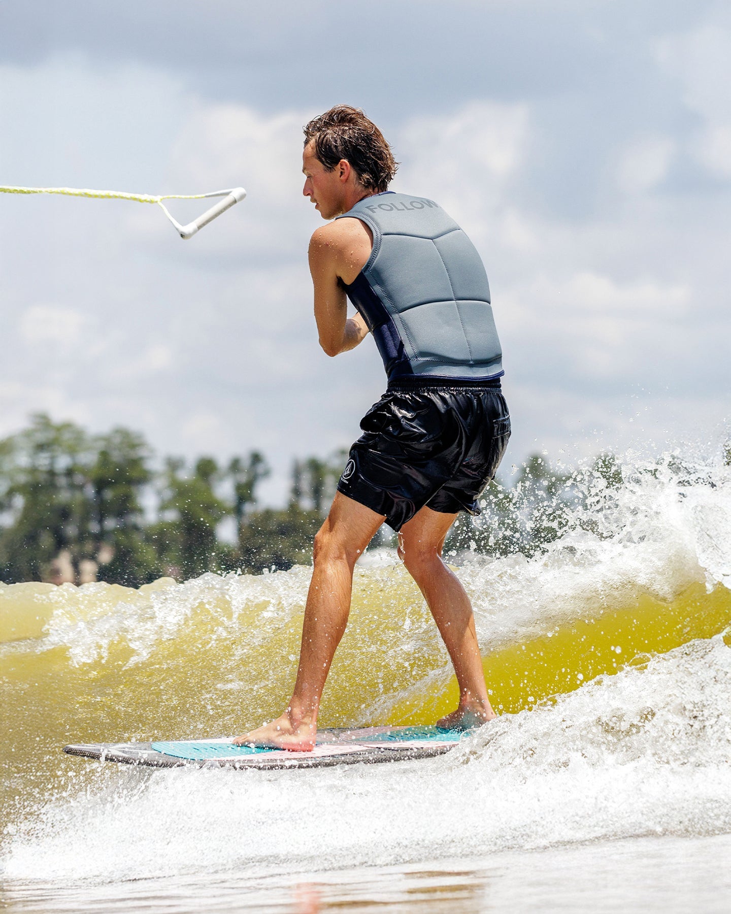 Follow Section Mens Impact Vest - Navy/Grey Lifestyle 4