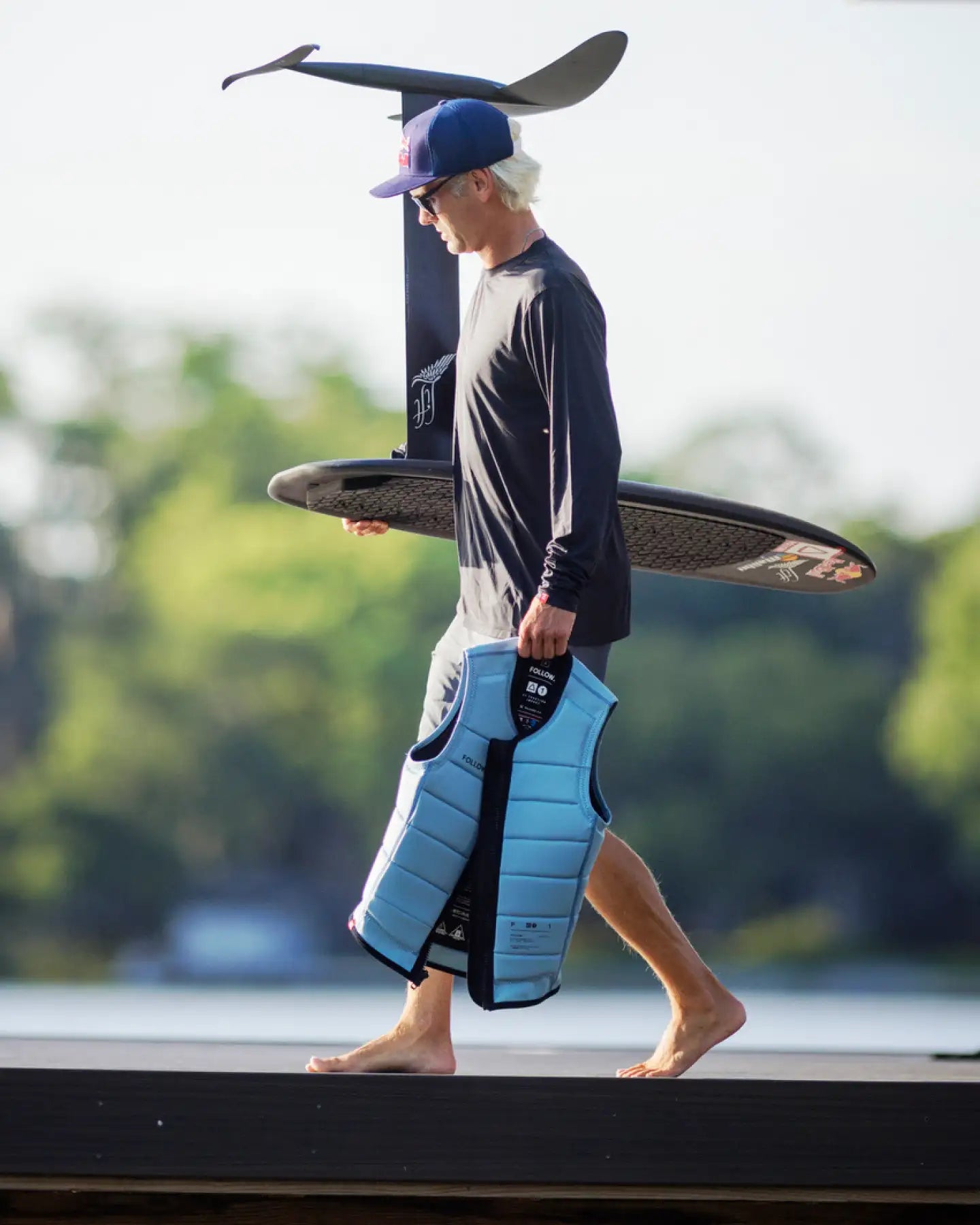 Follow P1 Traction Impact Vest - Ocean lifestyle 6