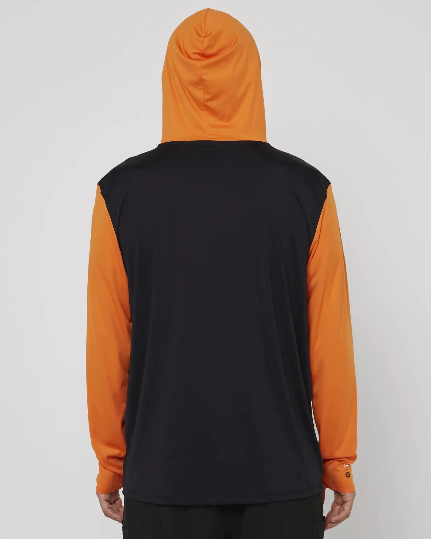 Follow Water Hood L/S - Black/Orange 1