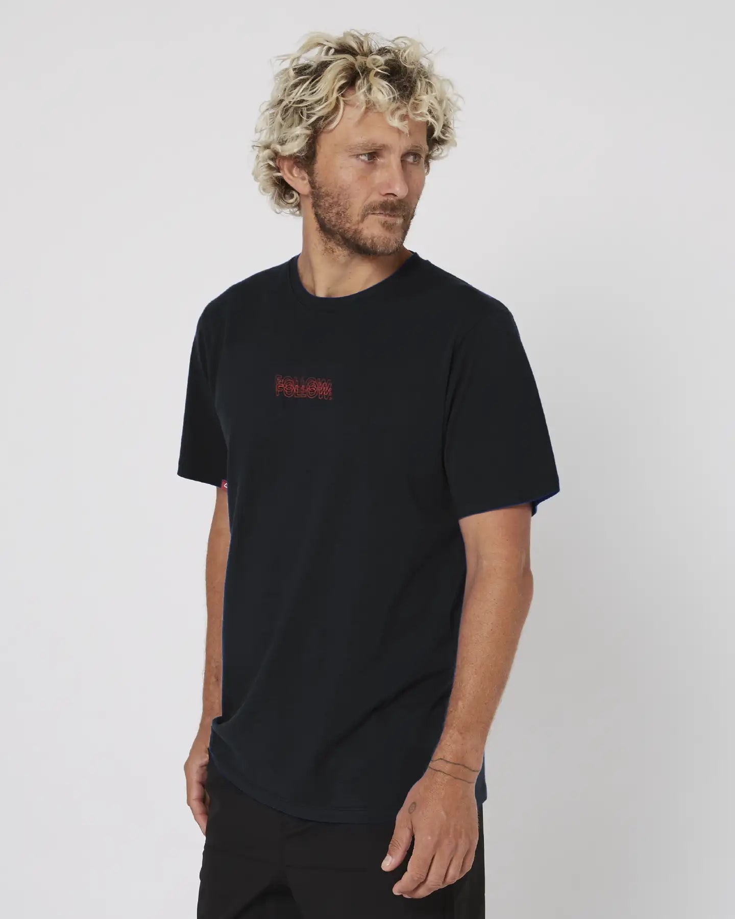 Follow Tech Pocket Tee - Black 1