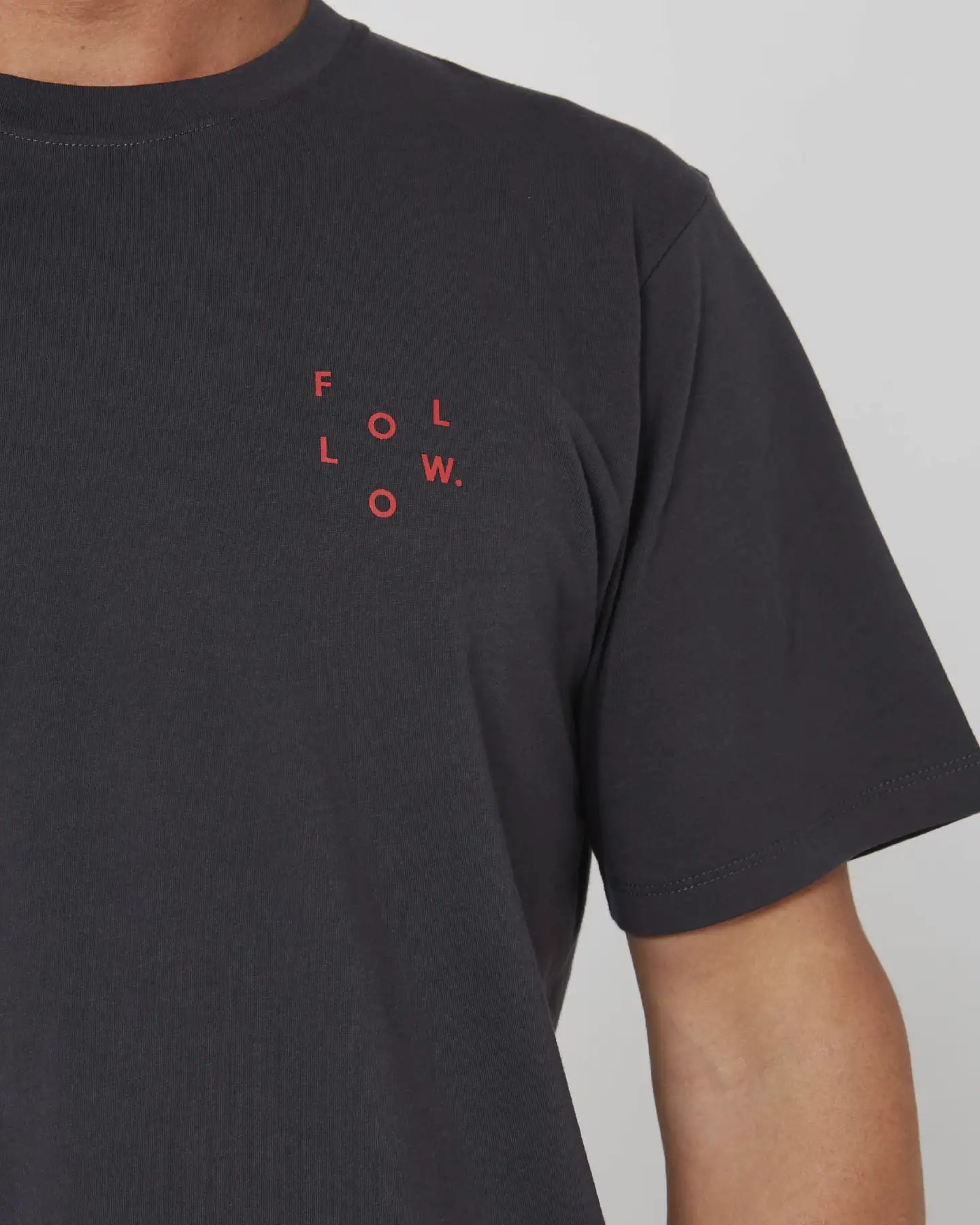 Follow LOL Tee - Charcoal 1