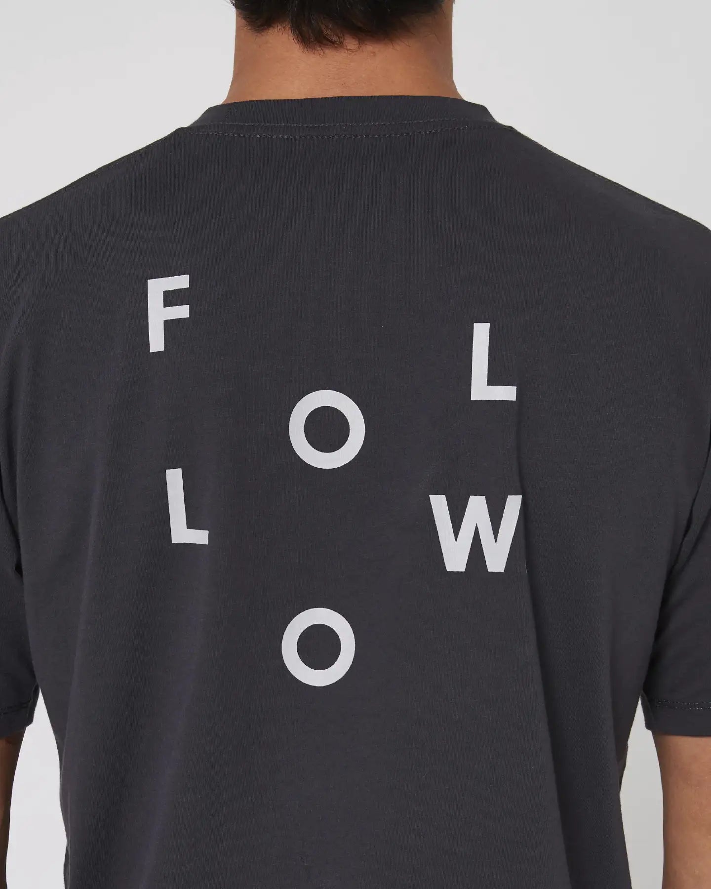 Follow LOL Tee - Charcoal 2