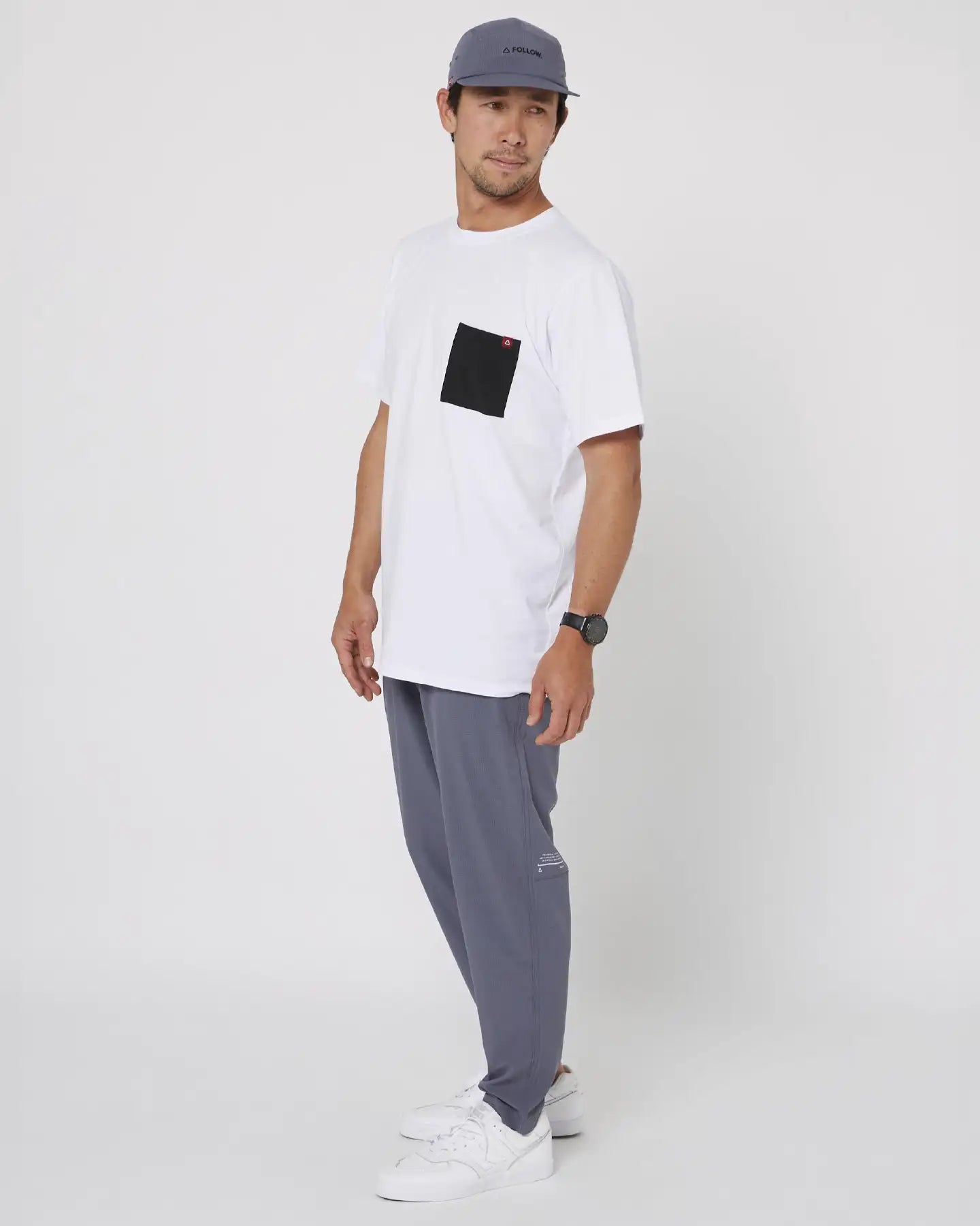 Follow Tech Pocket Tee - White 7