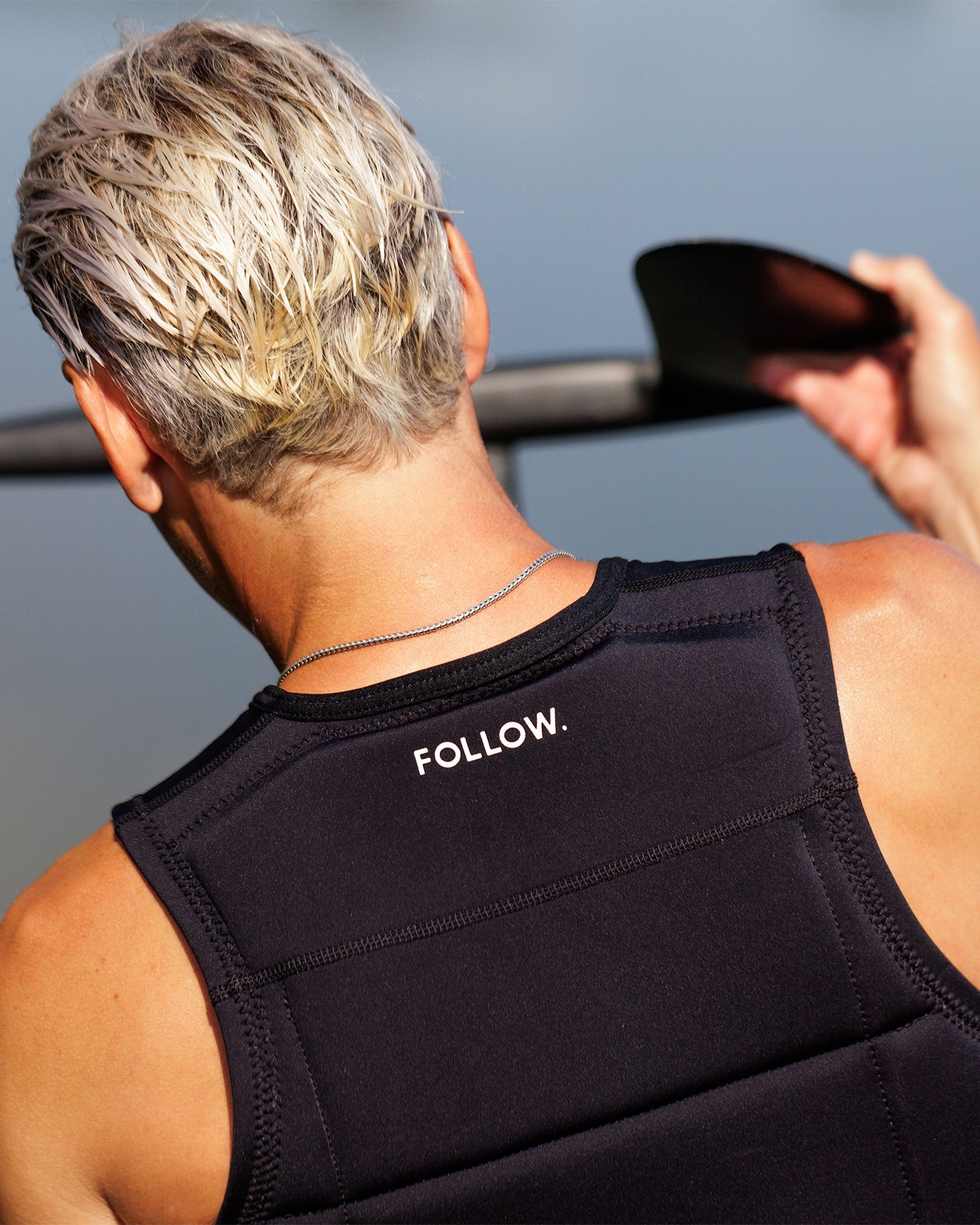 Follow Gratis Mens Impact Vest - Black Lifestyle 4