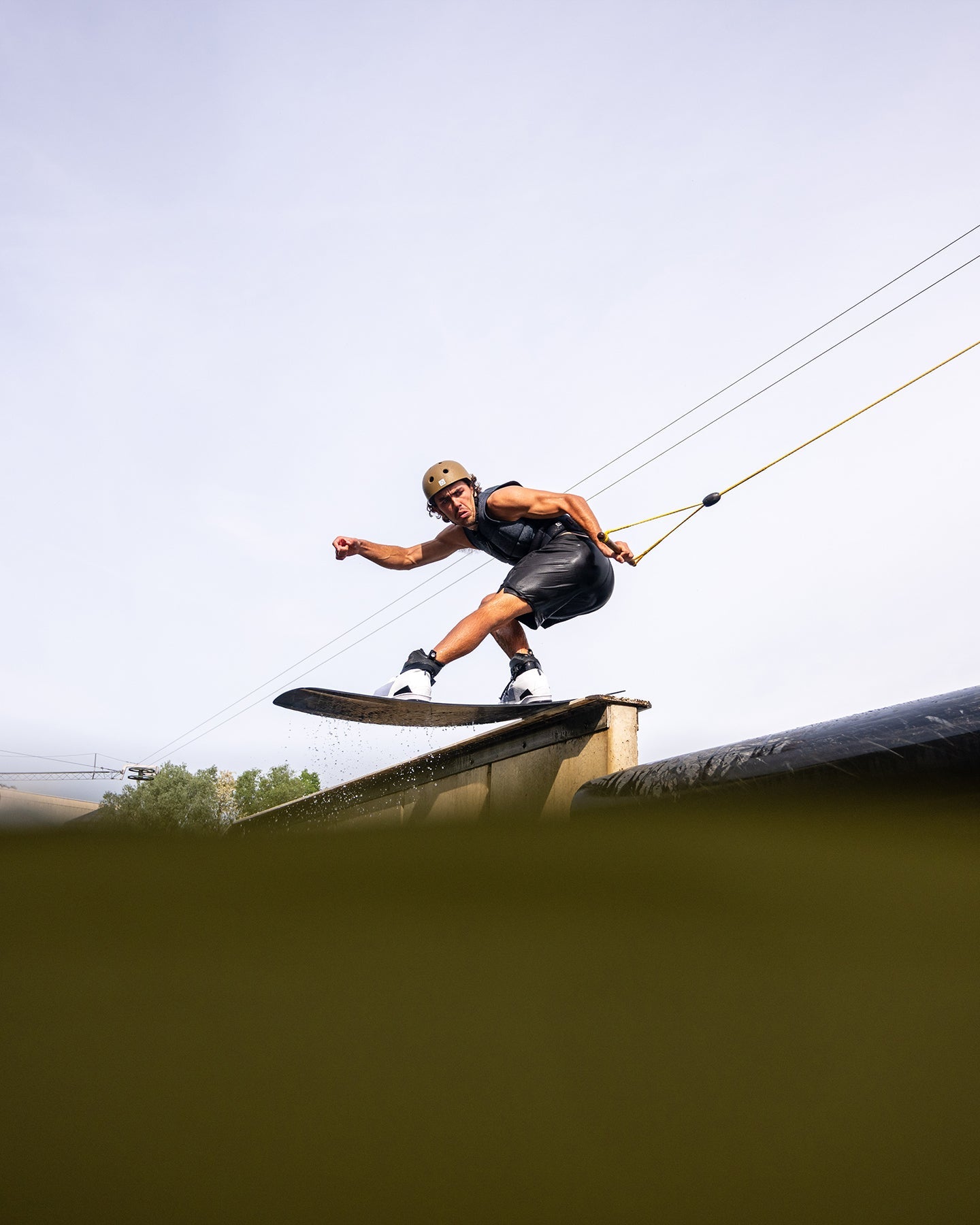 Follow Principal Impact Vest - Charcoal Lifestyle 5