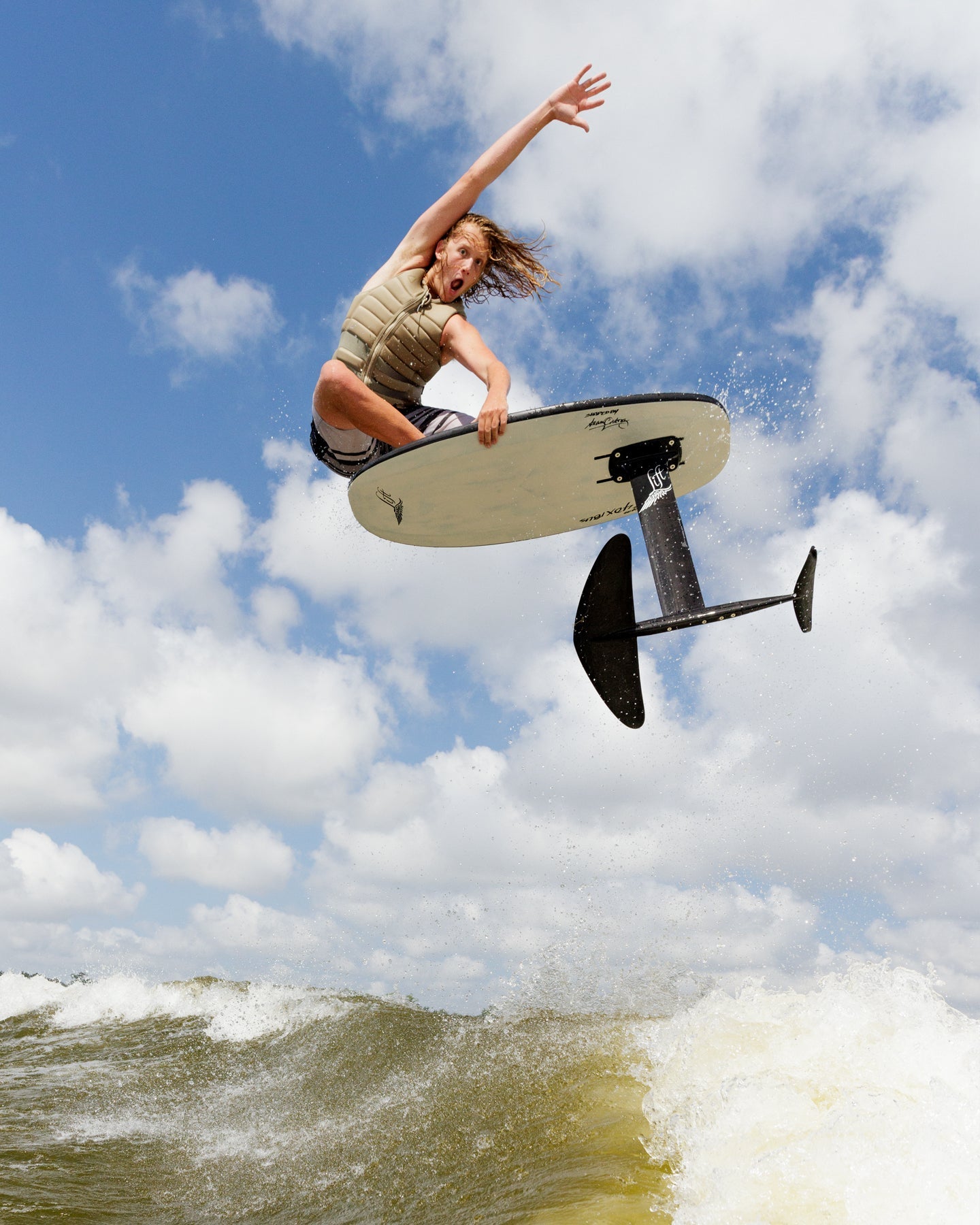 Follow Asset Impact Vest - Khaki Lifestyle 5