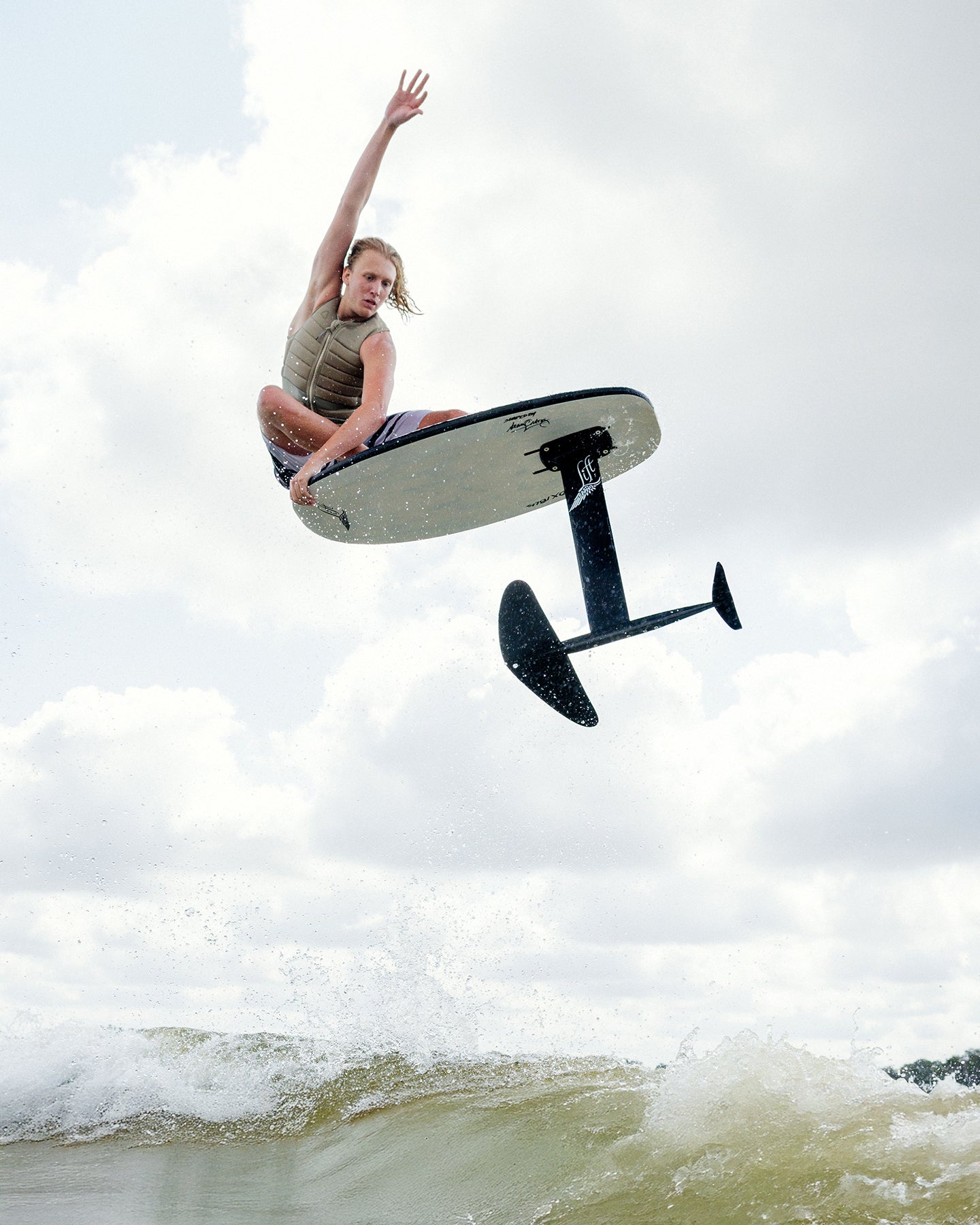 Follow Asset Impact Vest - Khaki Lifestyle 6