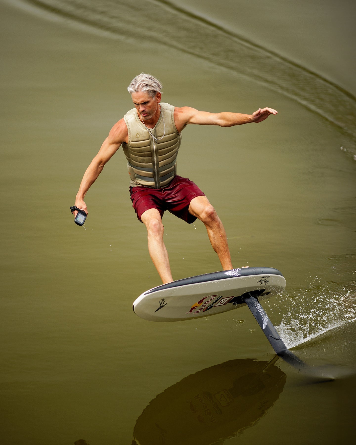 Follow Asset Impact Vest - Khaki Lifestyle 2