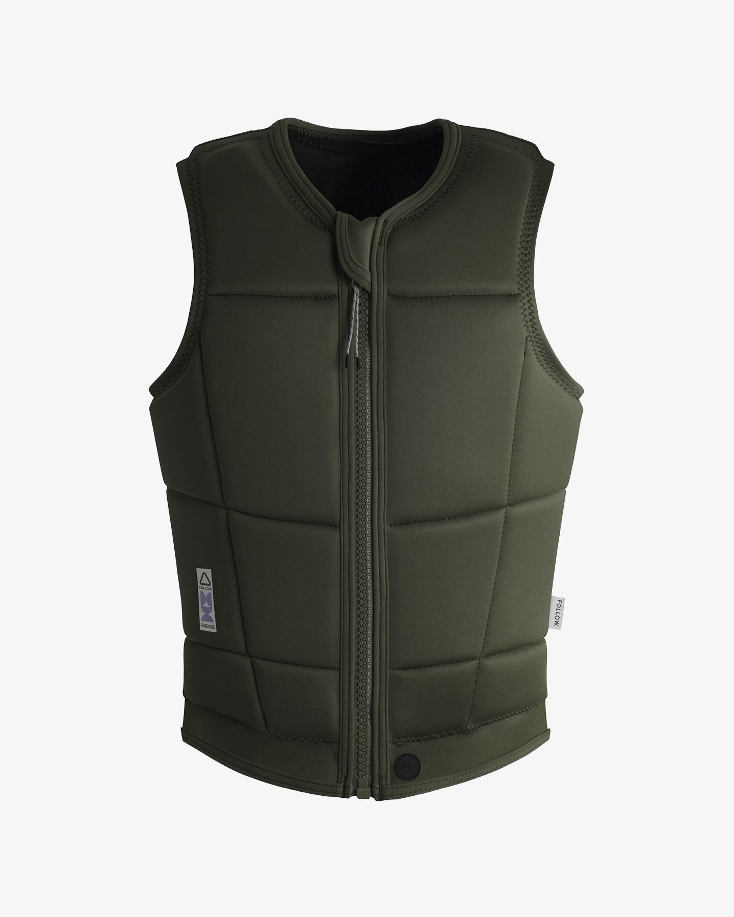 Follow Finesse Impact Vest - Olive 1