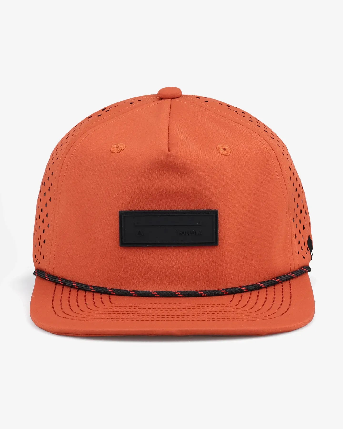 Follow Captain Flat Cap - Red, rear view
