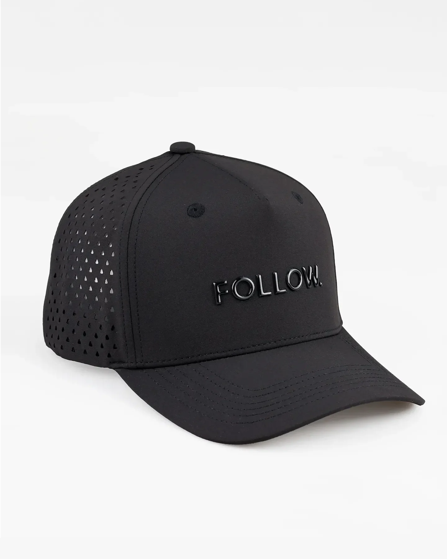 Follow Curved All Day Cap - Black