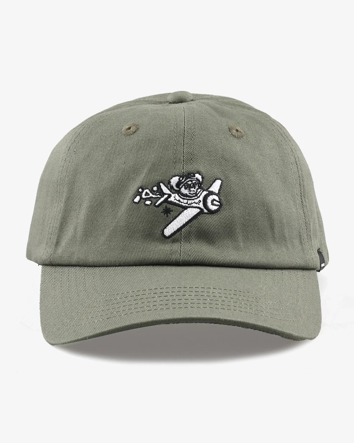 Follow Moment Cap - Olive, rear view