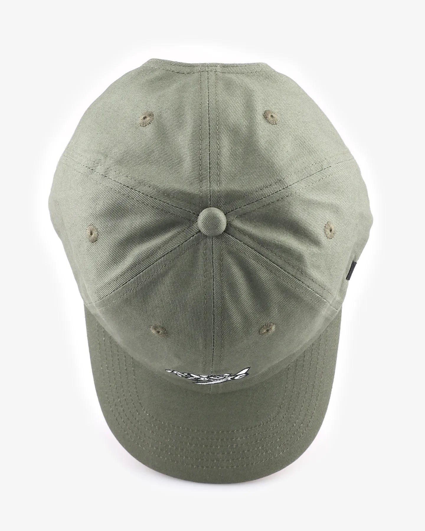 Follow Moment Cap - Olive, in use