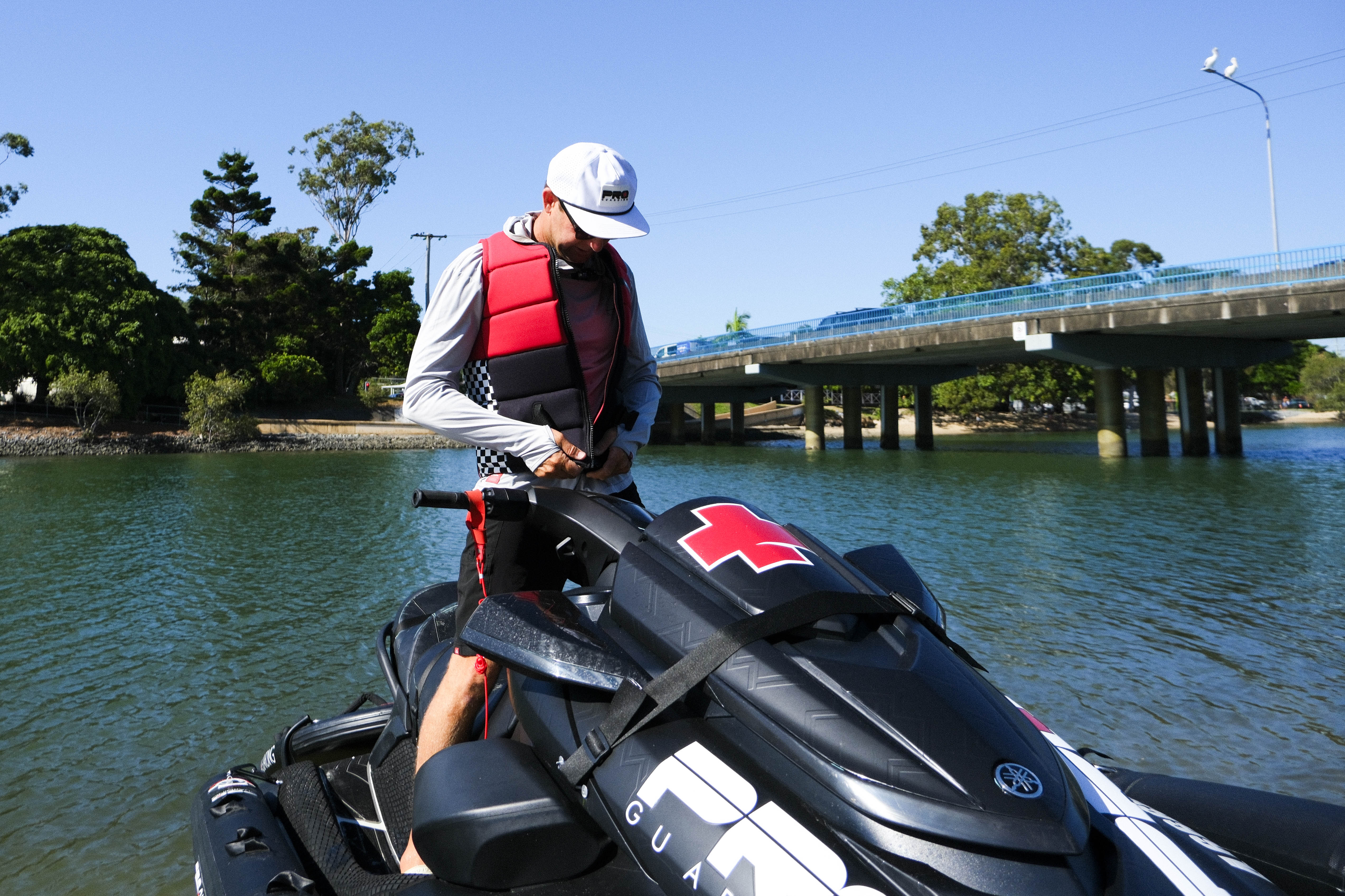 The Pro Guarding x Follow collaboration consists of our UPF 30+  sun protective clothing, welded board shorts and Pro Guarding Life Jacket