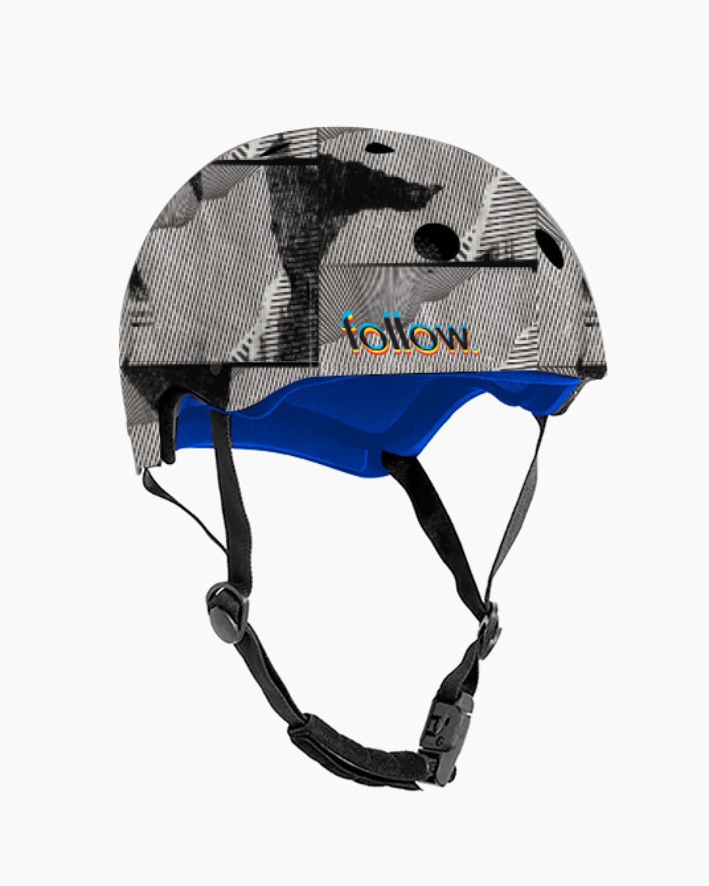 Follow Pro Graphic Helmet - Order White