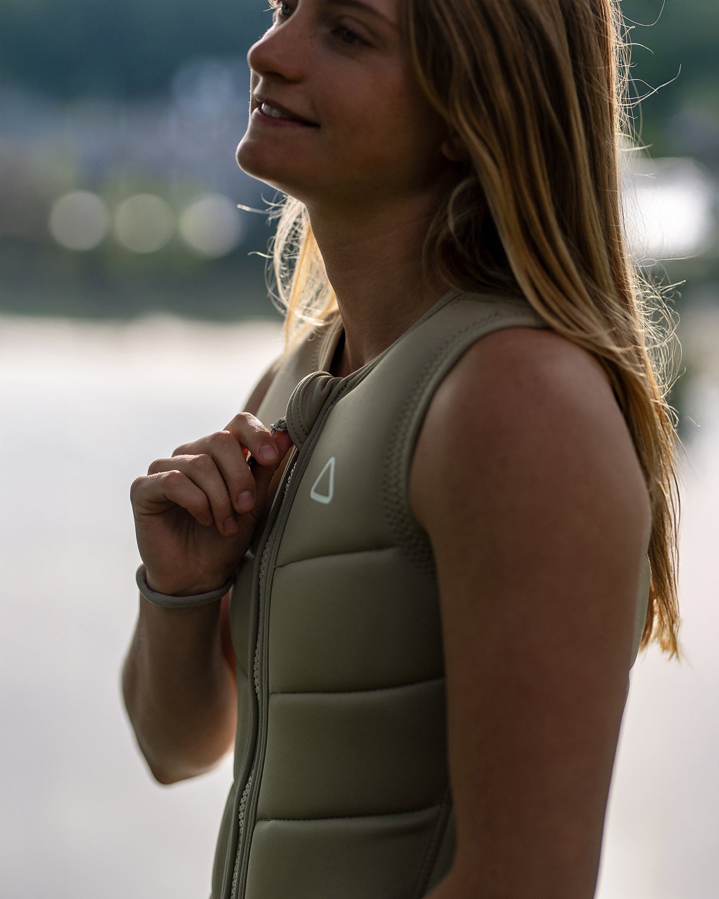 Follow Corp Womens Impact Vest - Sand Lifestyle 3
