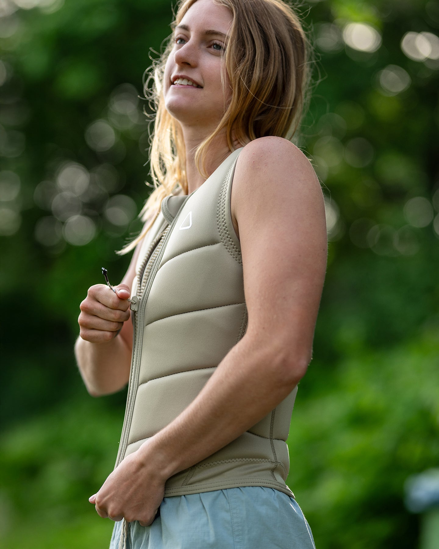 Follow Corp Womens Impact Vest - Sand Lifestyle 8