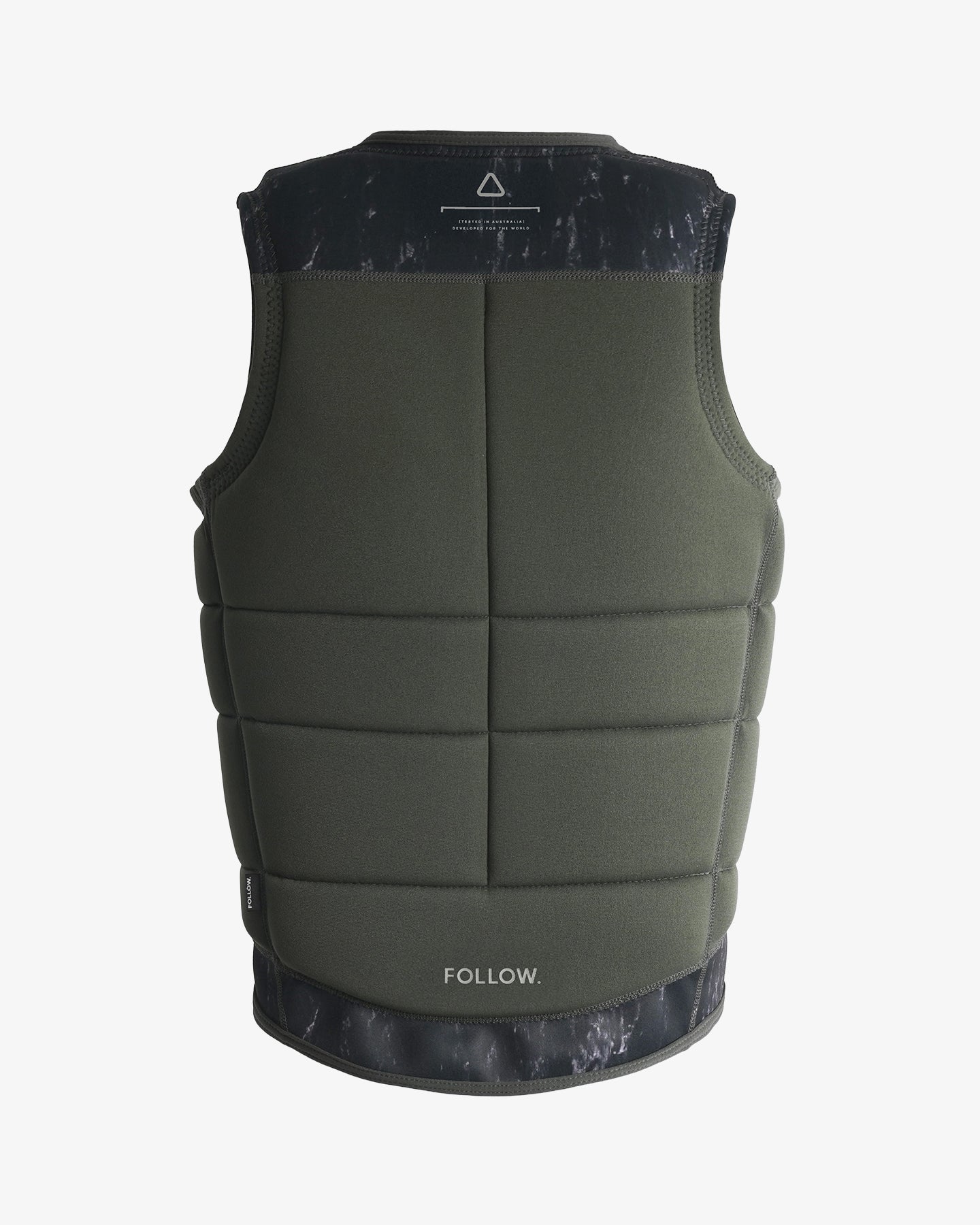 Follow Affiliate Mens Impact Vest - Olive 9