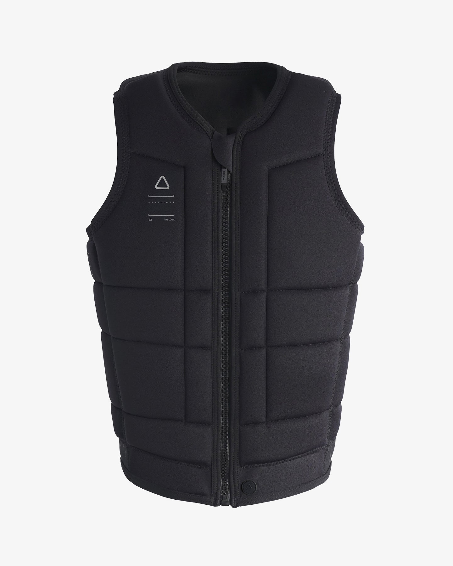Follow Affiliate Mens Impact Vest - Black/Black 1