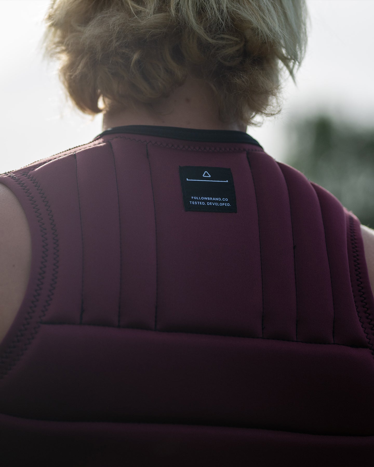 Follow Total Impact Vest - Maroon Lifestyle 7