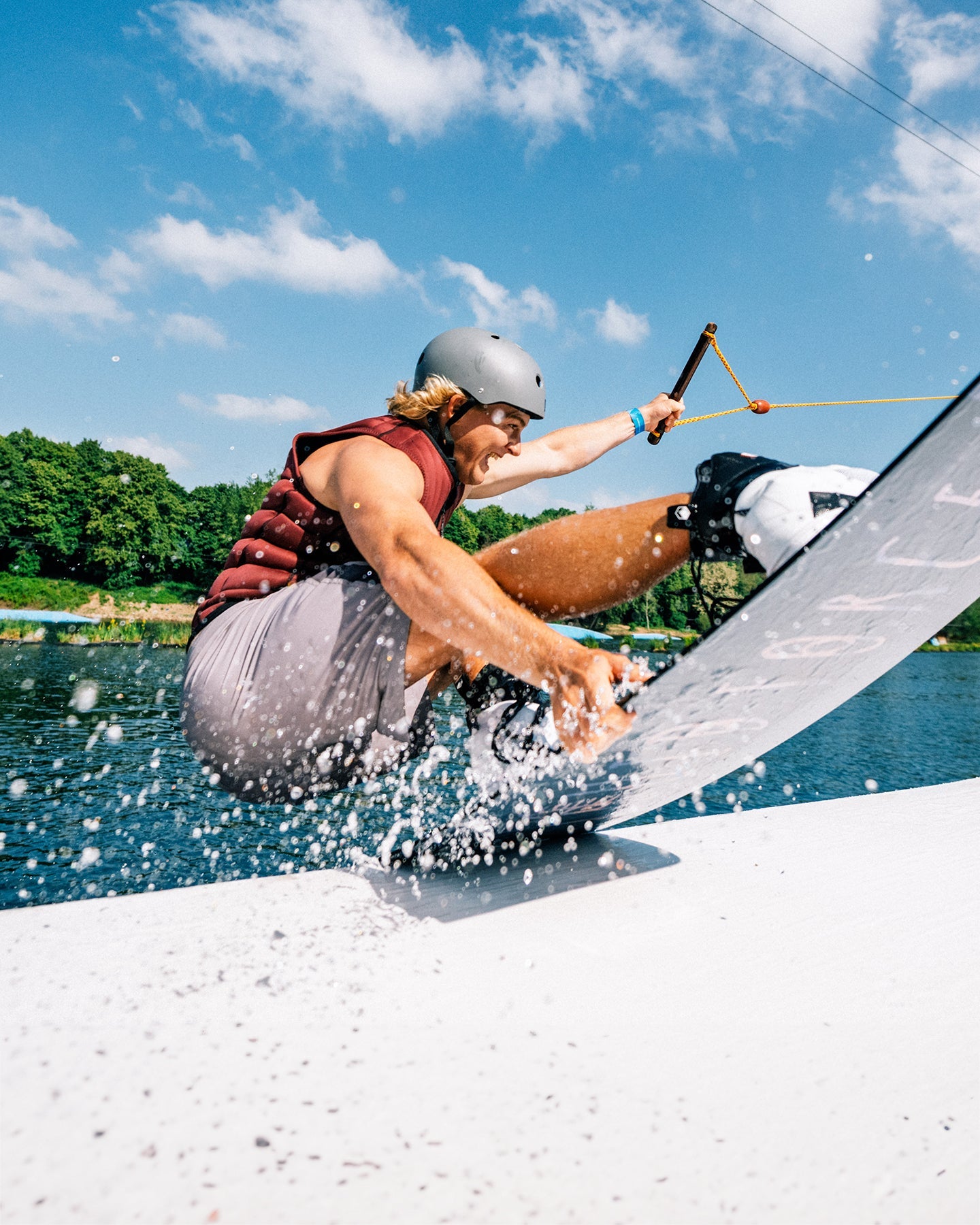 Follow Total Impact Vest - Maroon Lifestyle 4