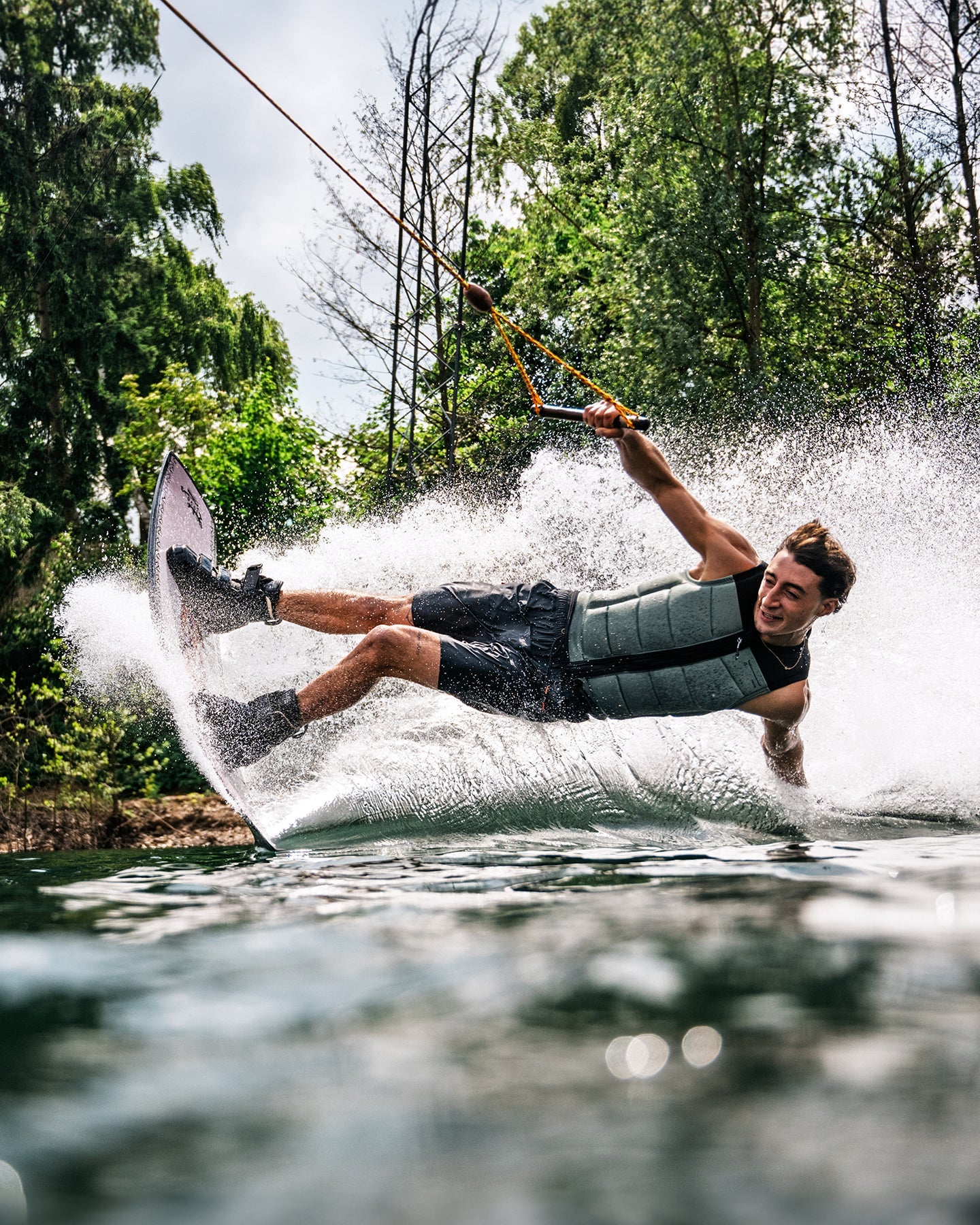 Follow Section Mens Impact Vest - Black/Petina Lifestyle 6