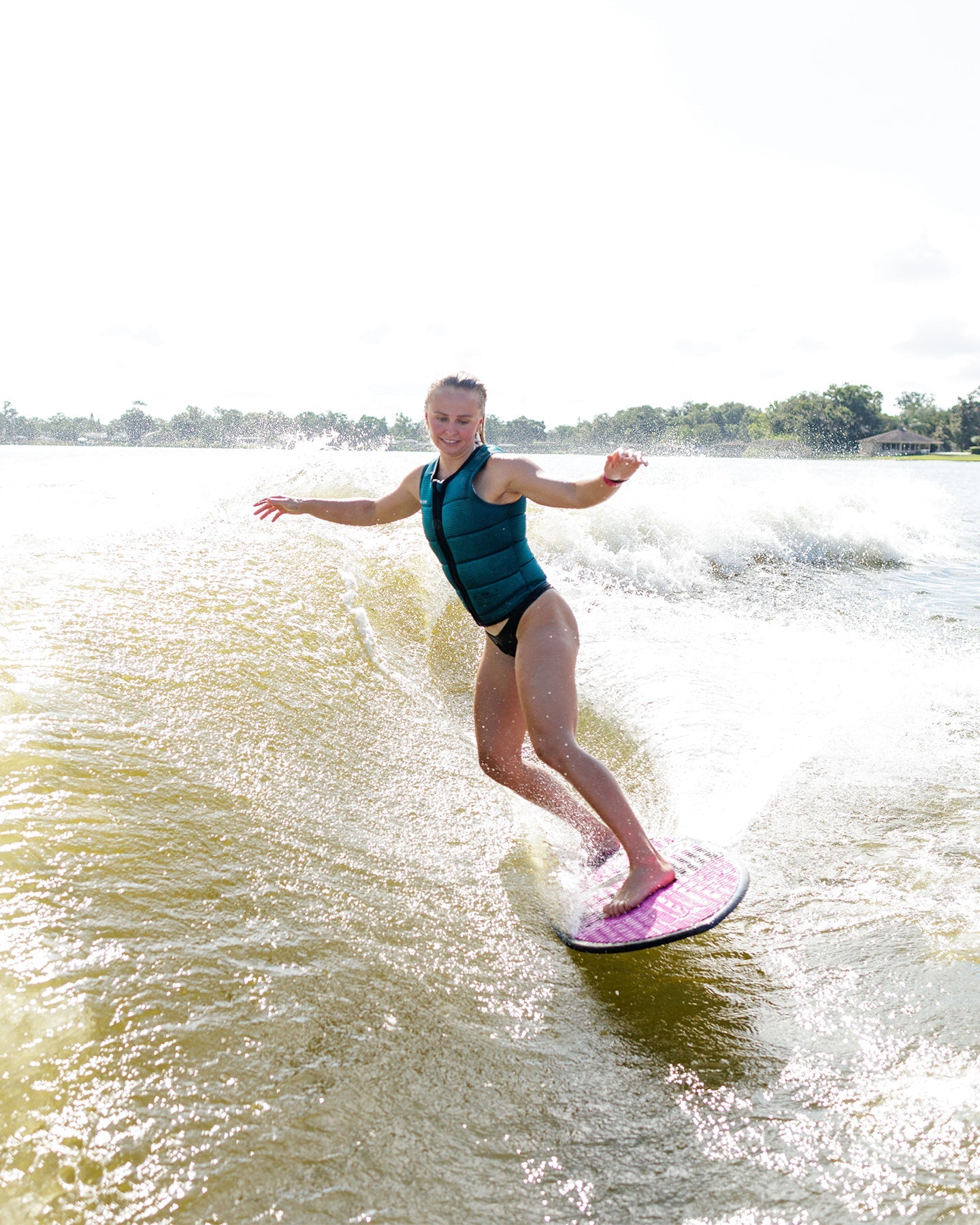 Follow P1 Traction Womens Impact Vest - Emerald Lifestyle 4