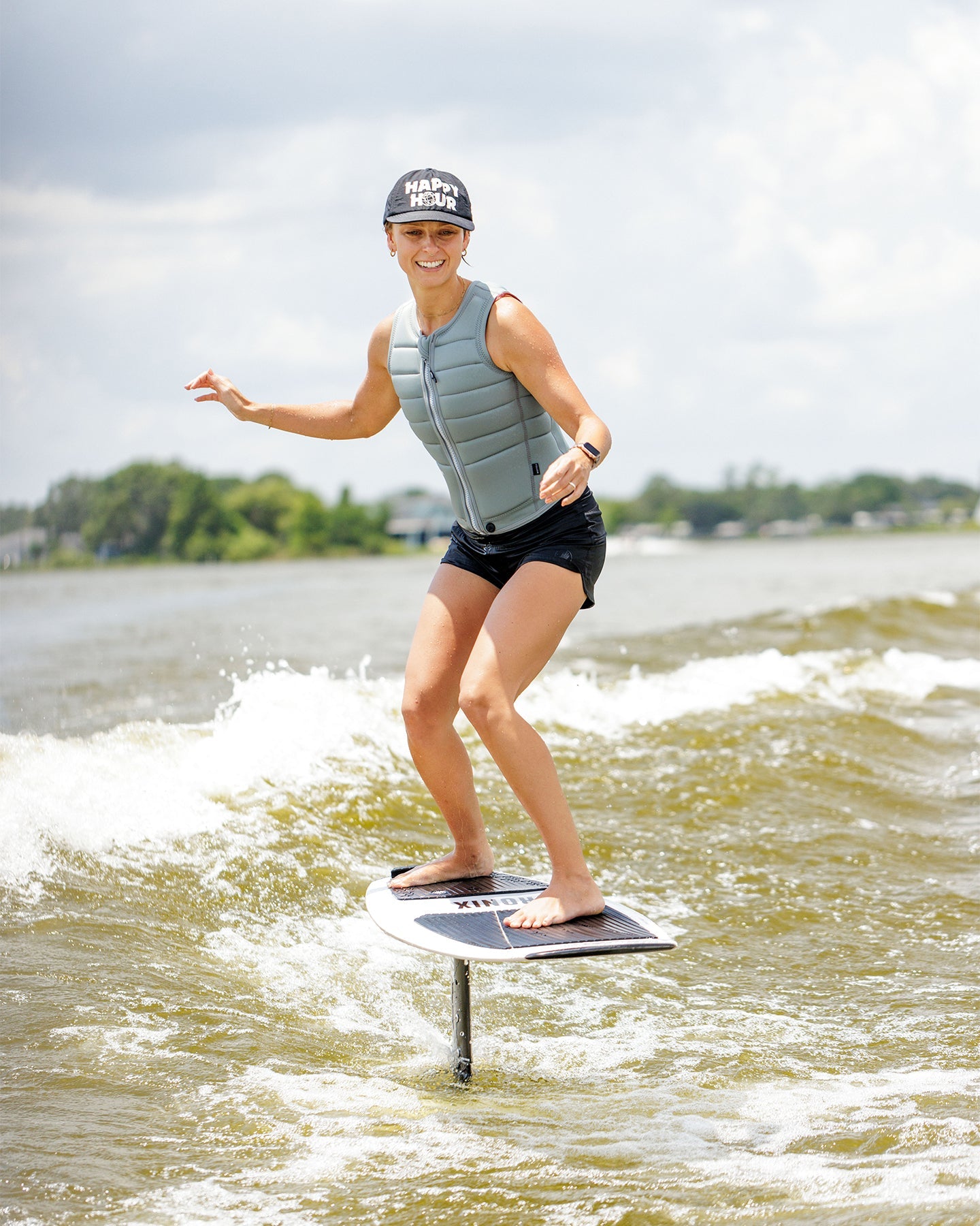 Follow Total Womens Impact Vest - Silver Lifestyle 5