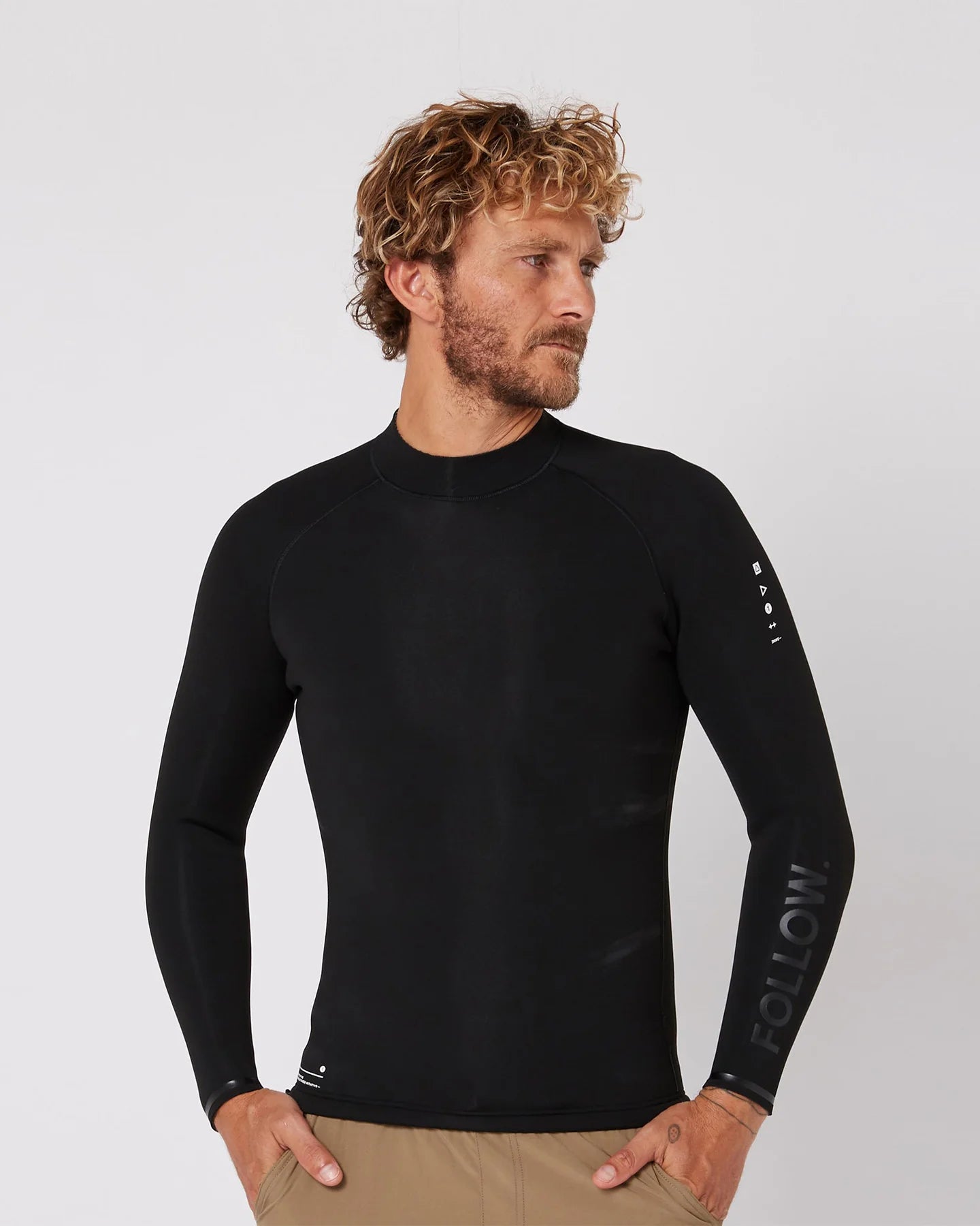 Follow P1 Ocena 1mm Wetty Top - Black 9
