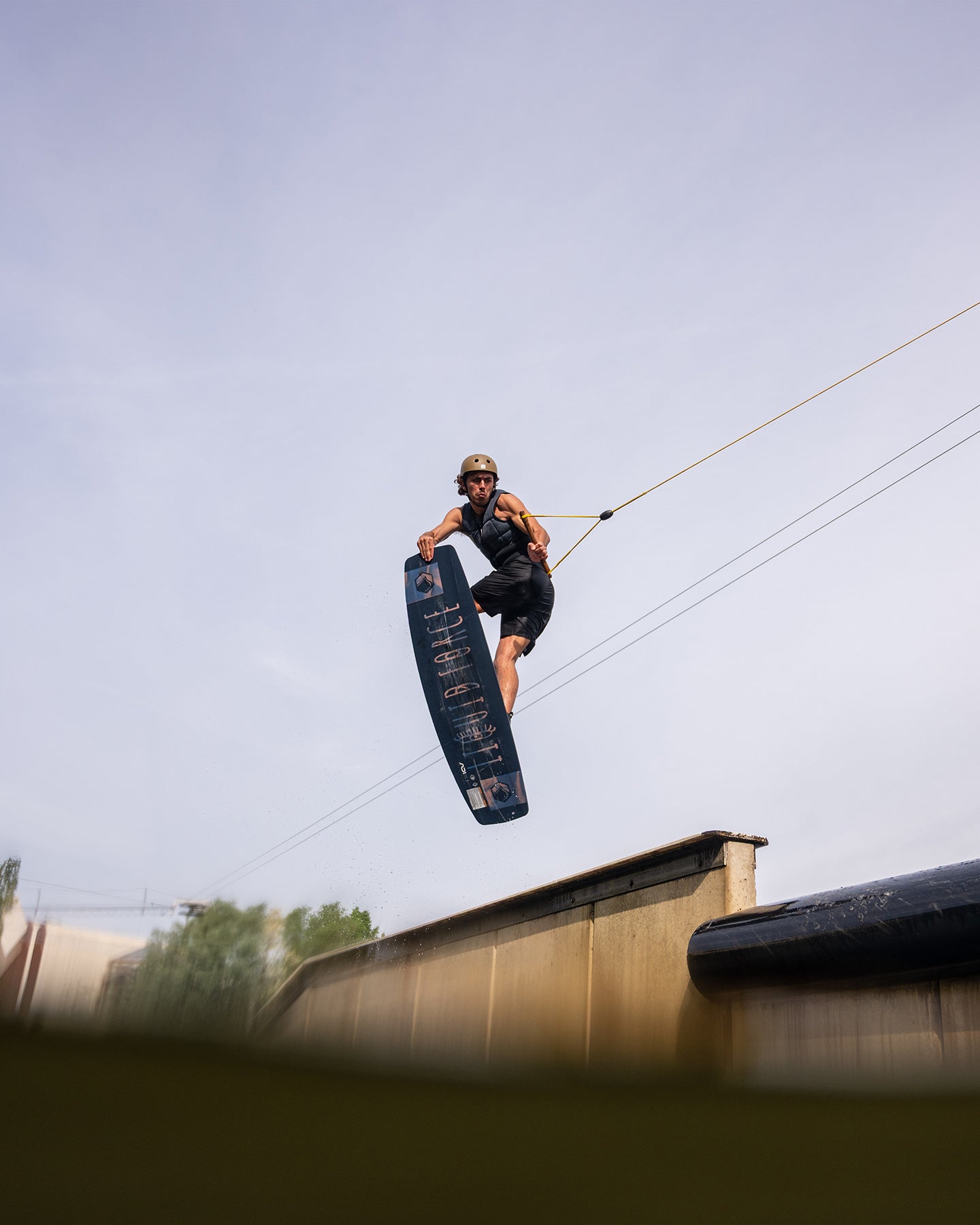 Follow Principal Impact Vest - Charcoal Lifestyle 6