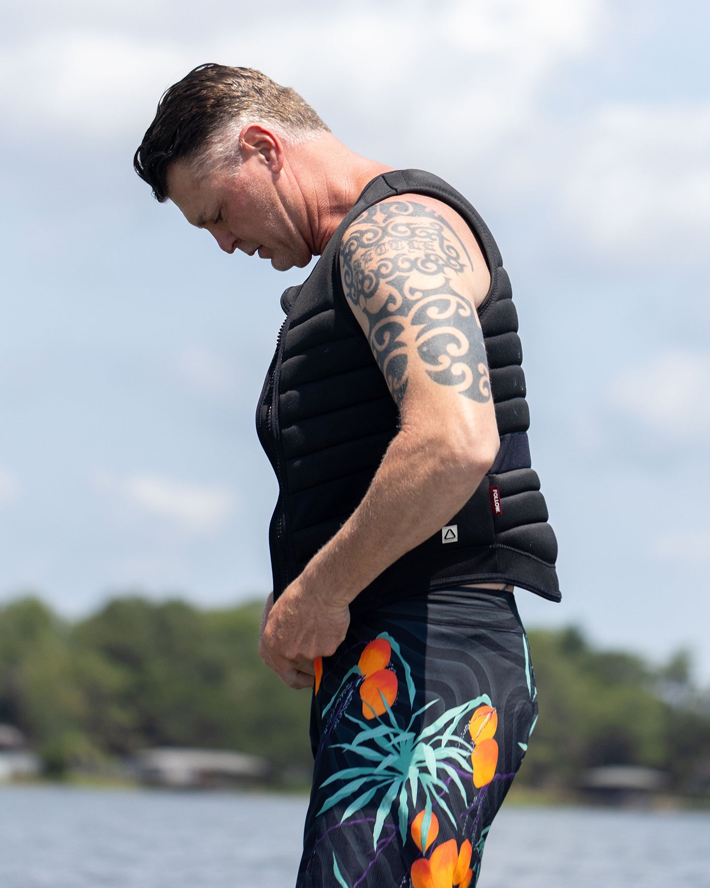 Follow Asset Impact Vest - Black Lifestyle 3