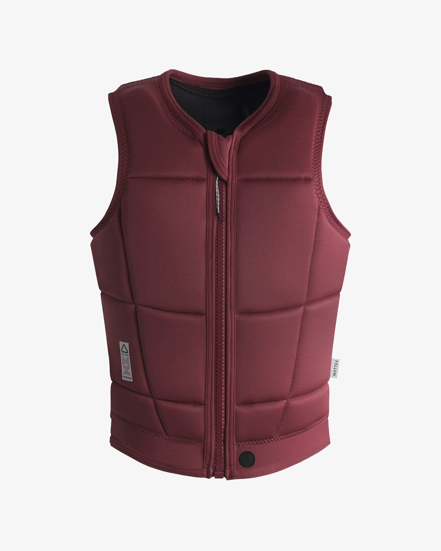 Follow Finesse Impact Vest - Maroon 1