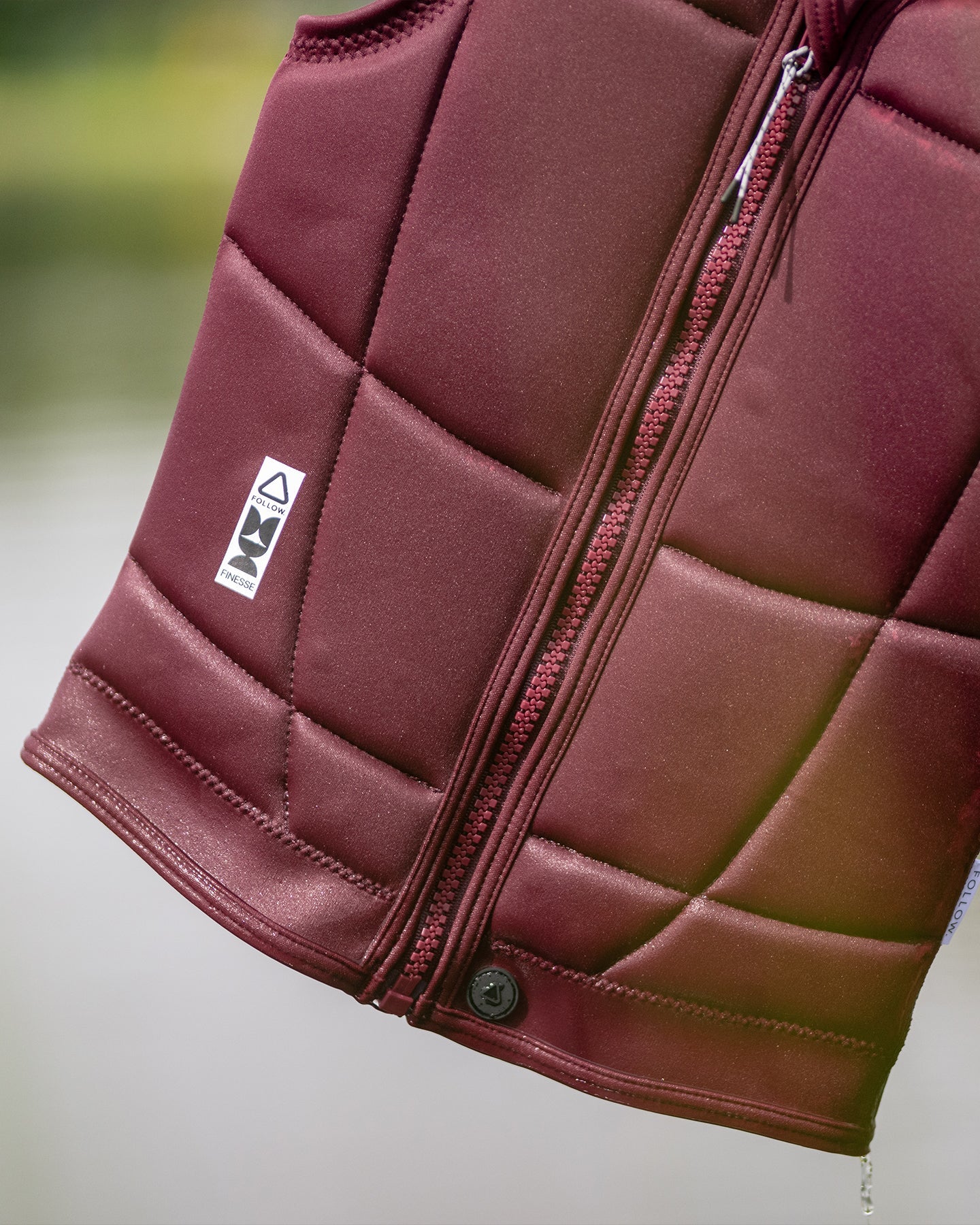 Follow Finesse Impact Vest - Maroon Lifestyle 8