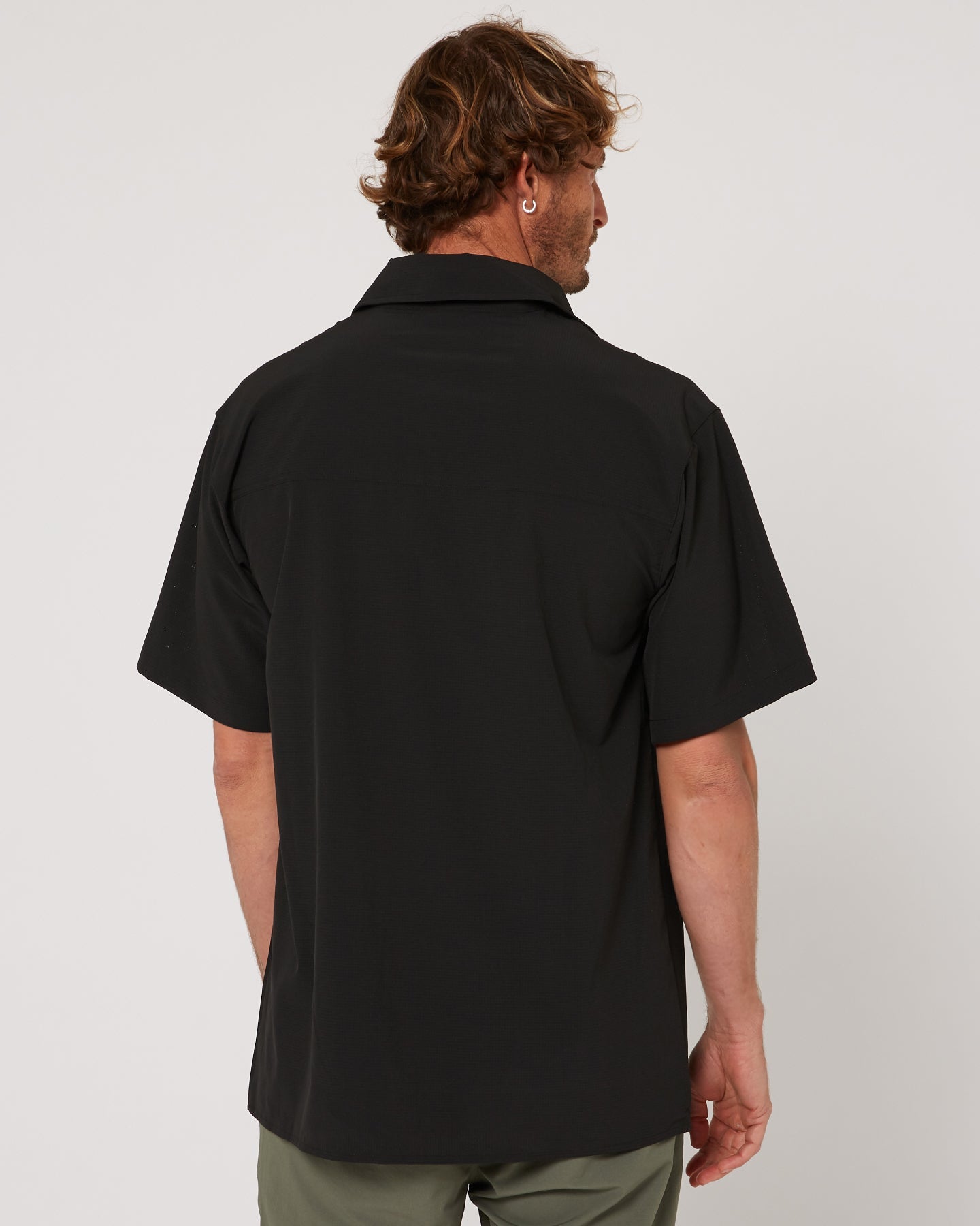 Follow Tech Shirt S/S - Black, side view