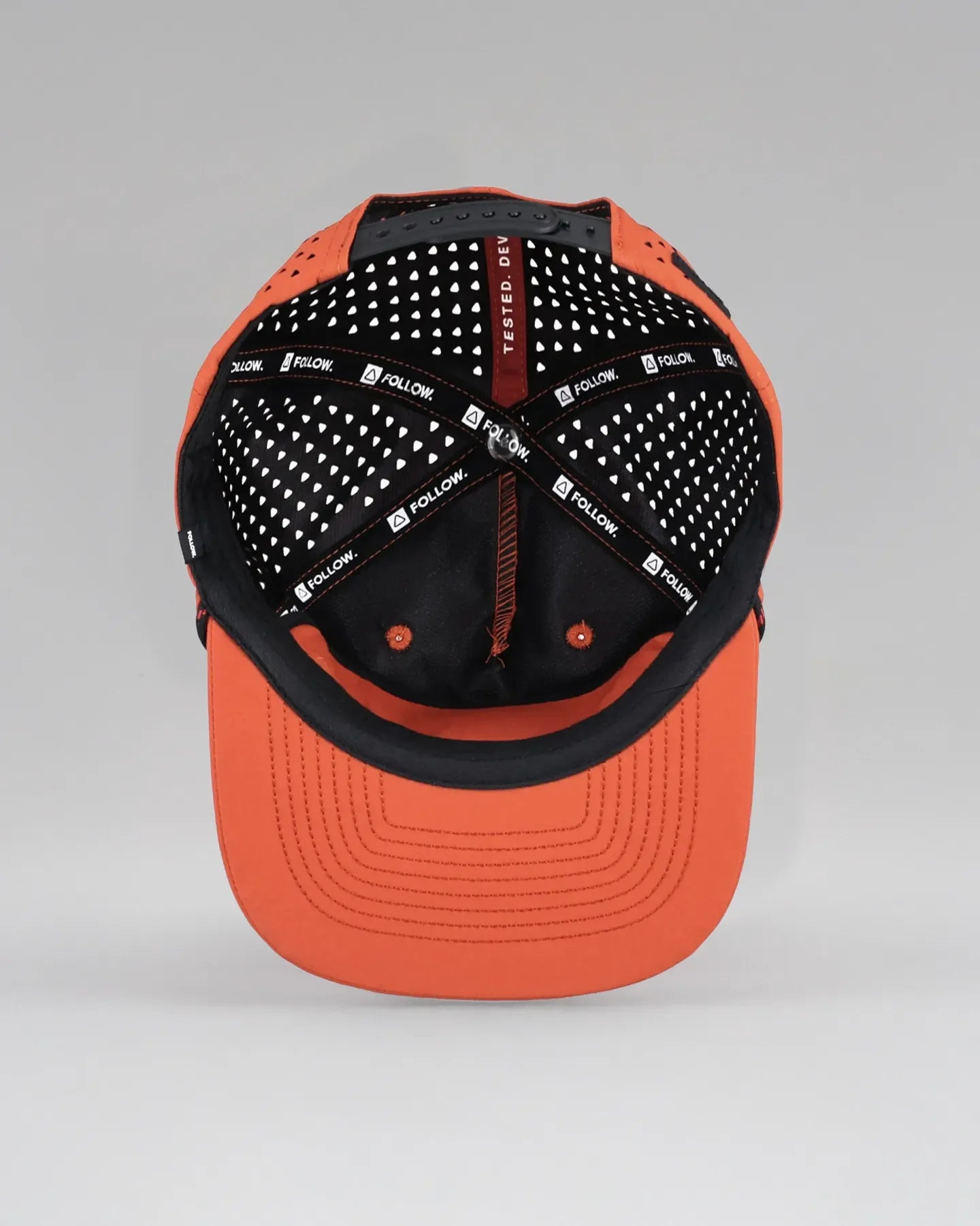 Follow Captain Flat Cap - Red, detail