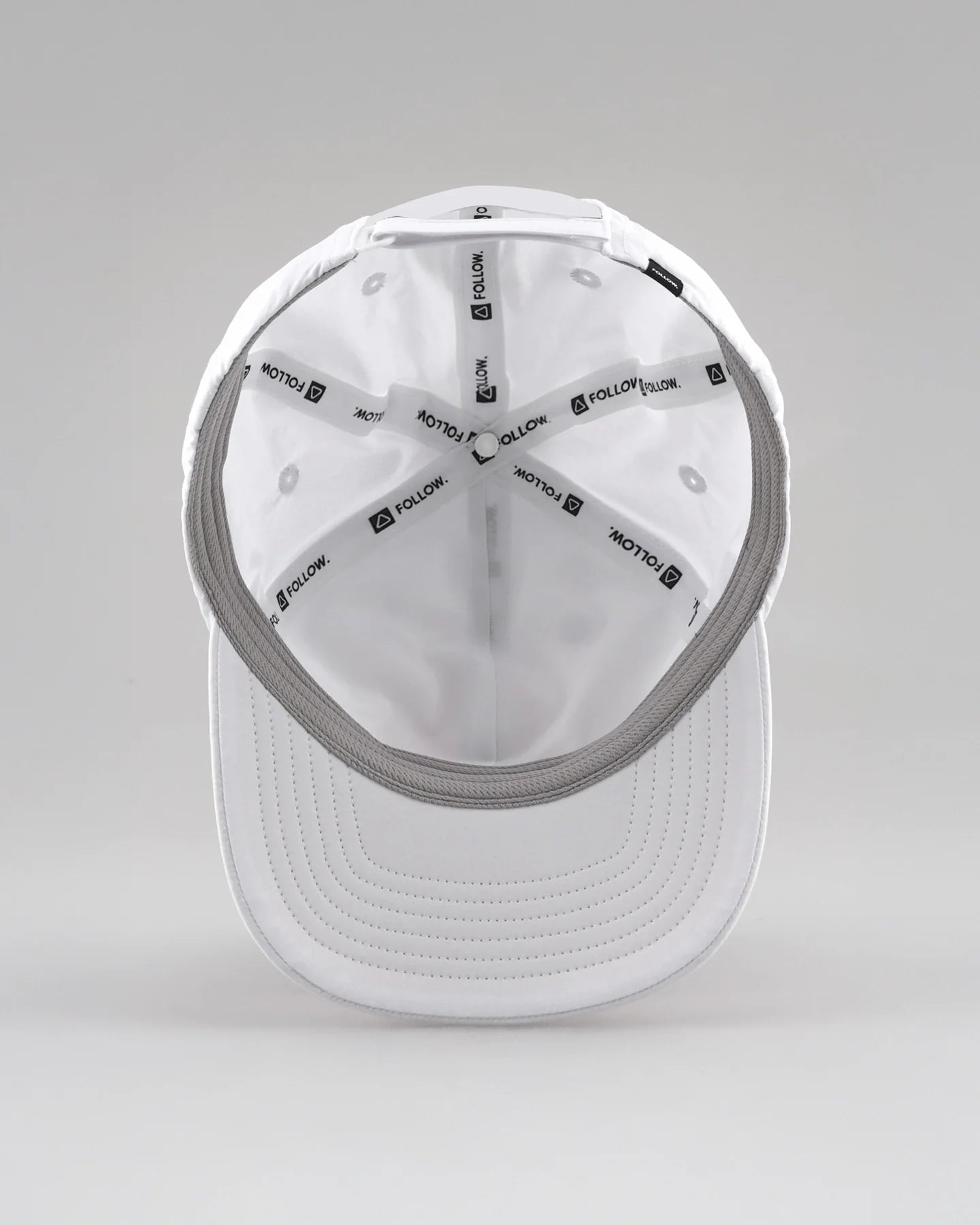 Follow Parent Cap - White, side view