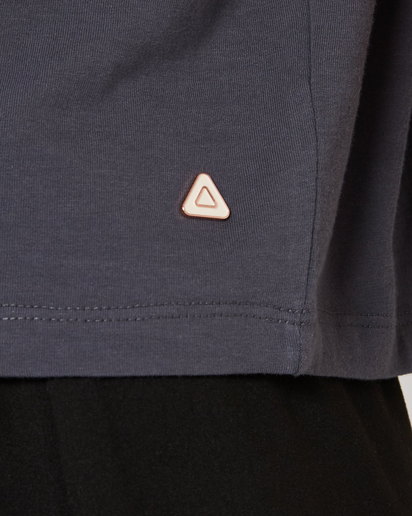 Follow Rhea Oversized Tee - Charcoal, on water