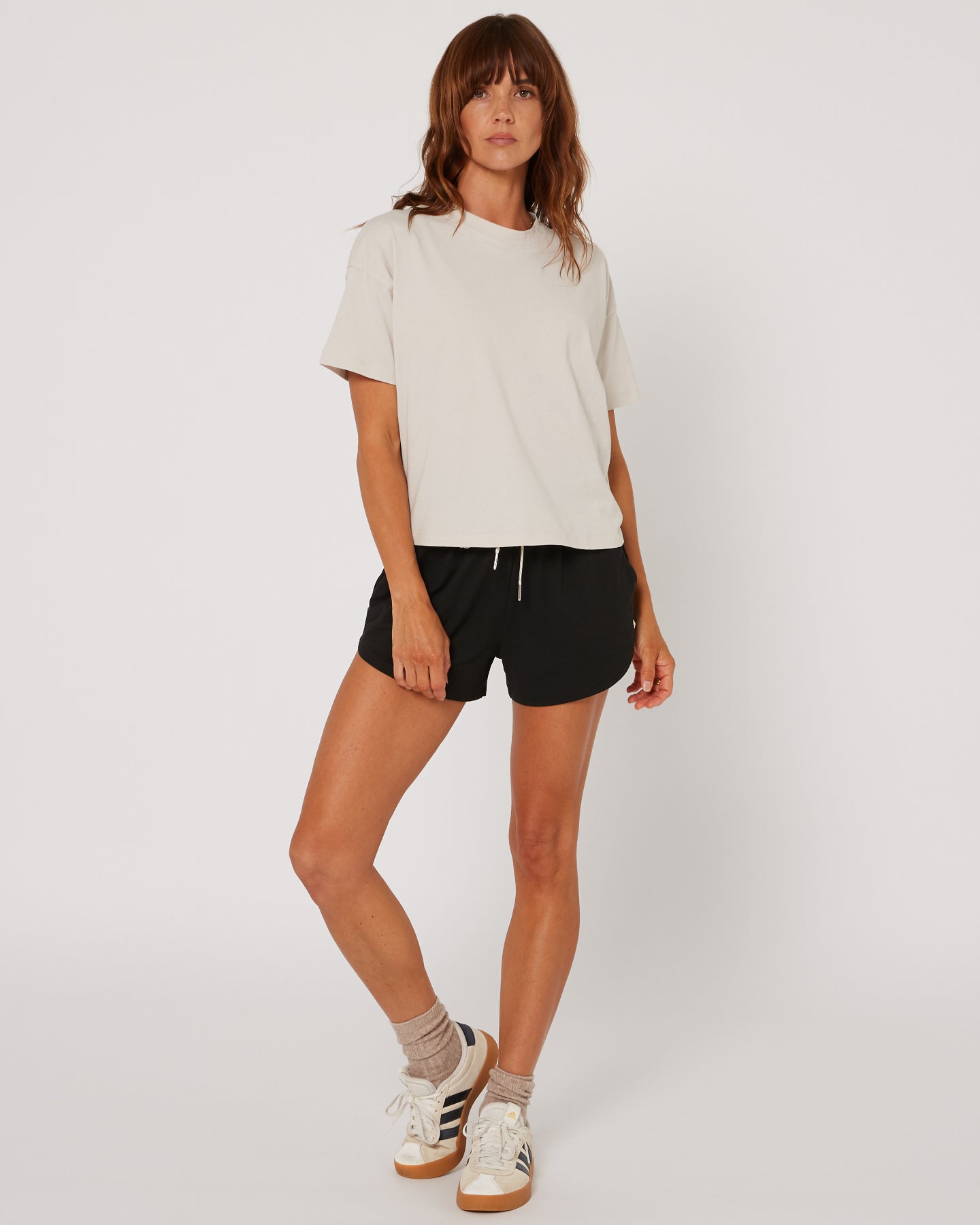 Follow Rhea Oversized Tee - Sand, detail